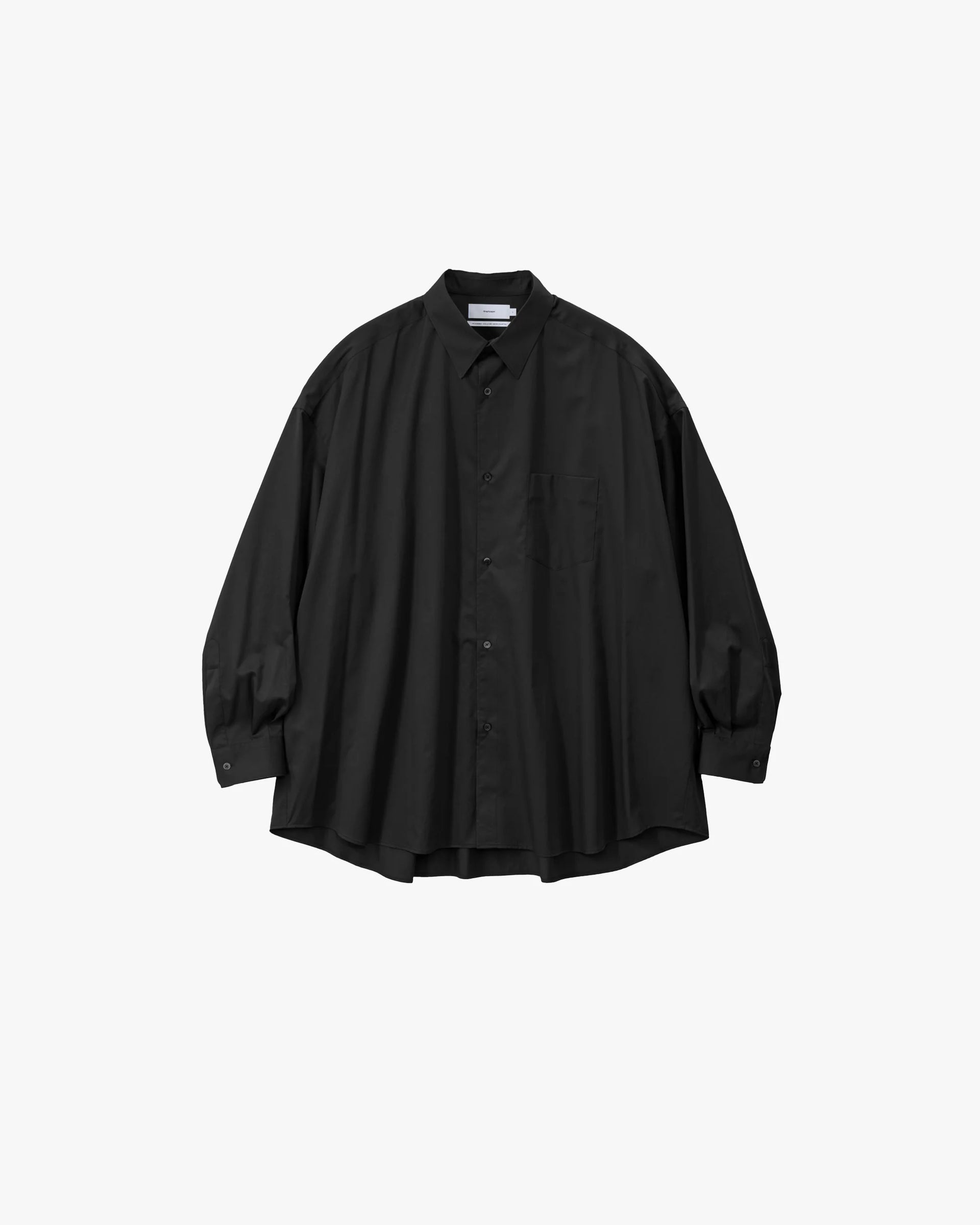 Graphpaper Silicon Poplin Oversized Regular Collar Shirt