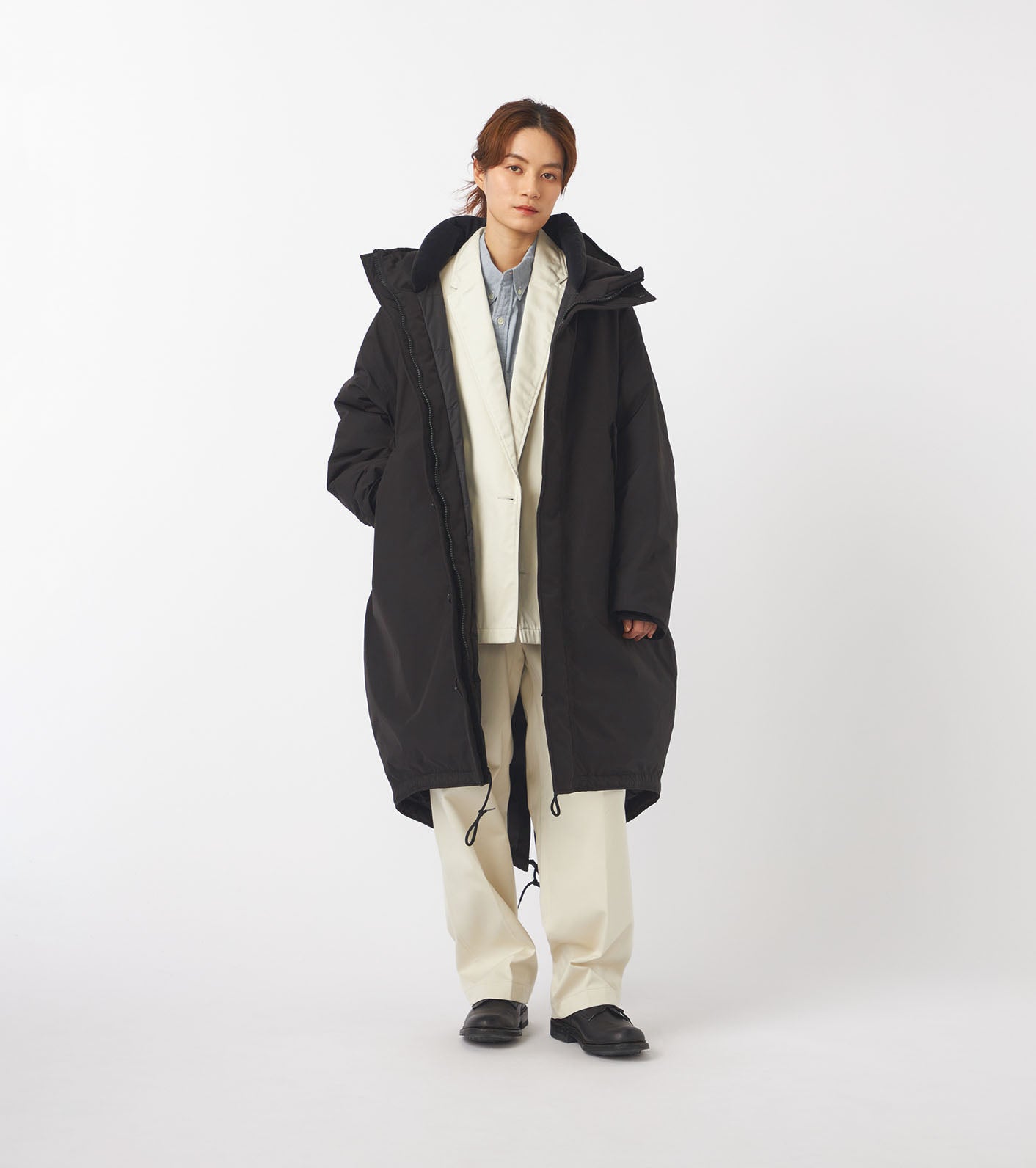 ジャケット・アウター B0693S nanamica GORE-TEX Long Down Coat GORE-TEX Long Down Coat