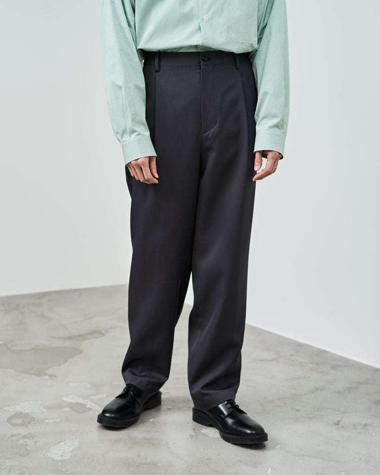 Graphpaper Scale Off Wool Tapered Trousers – unexpected store