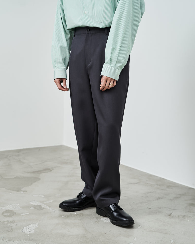 Graphpaper Scale Off Wool Tapered Trousers – unexpected store