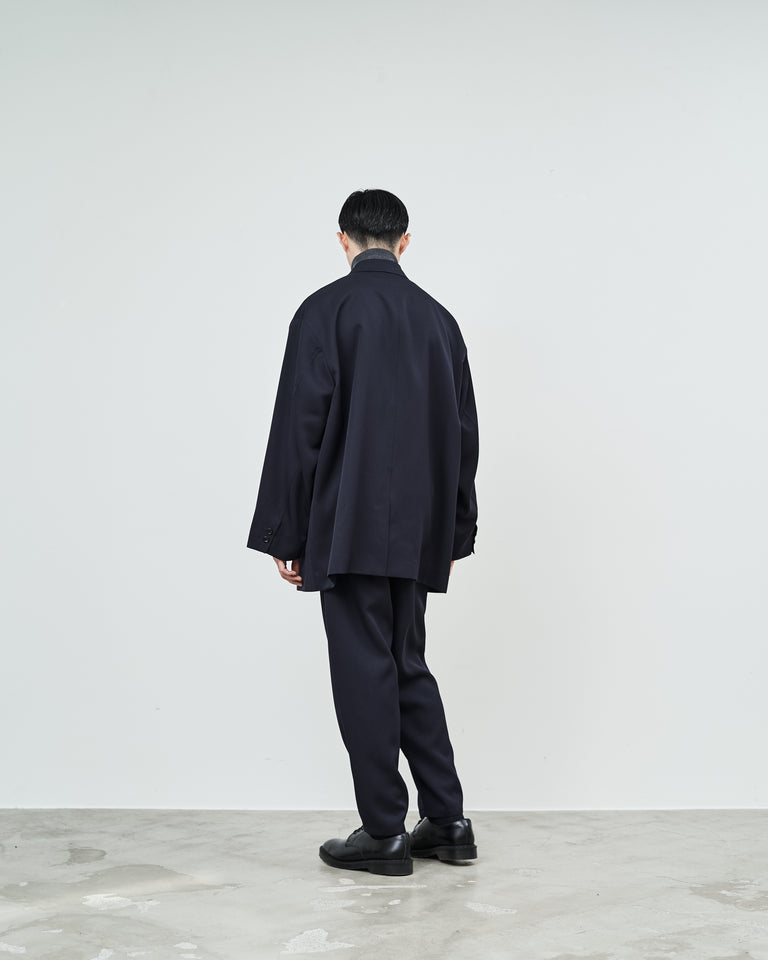 アダルト Graphpaper SELVAGE WOOL CHEF PANTS NAVY | www