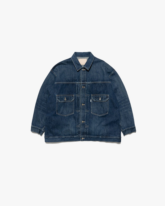 Graphpaper Selvage Denim Jacket - Dark Fade