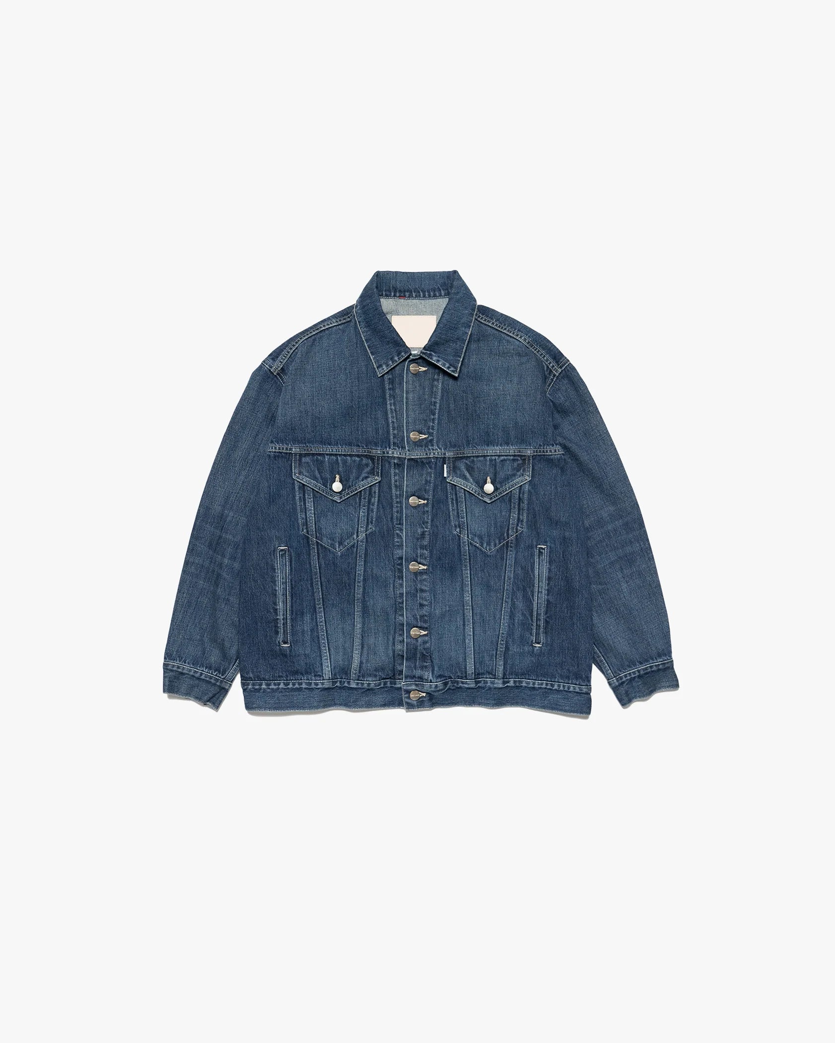 Graphpaper Selvage Denim Trucker Jacket - Dark Fade – unexpected store