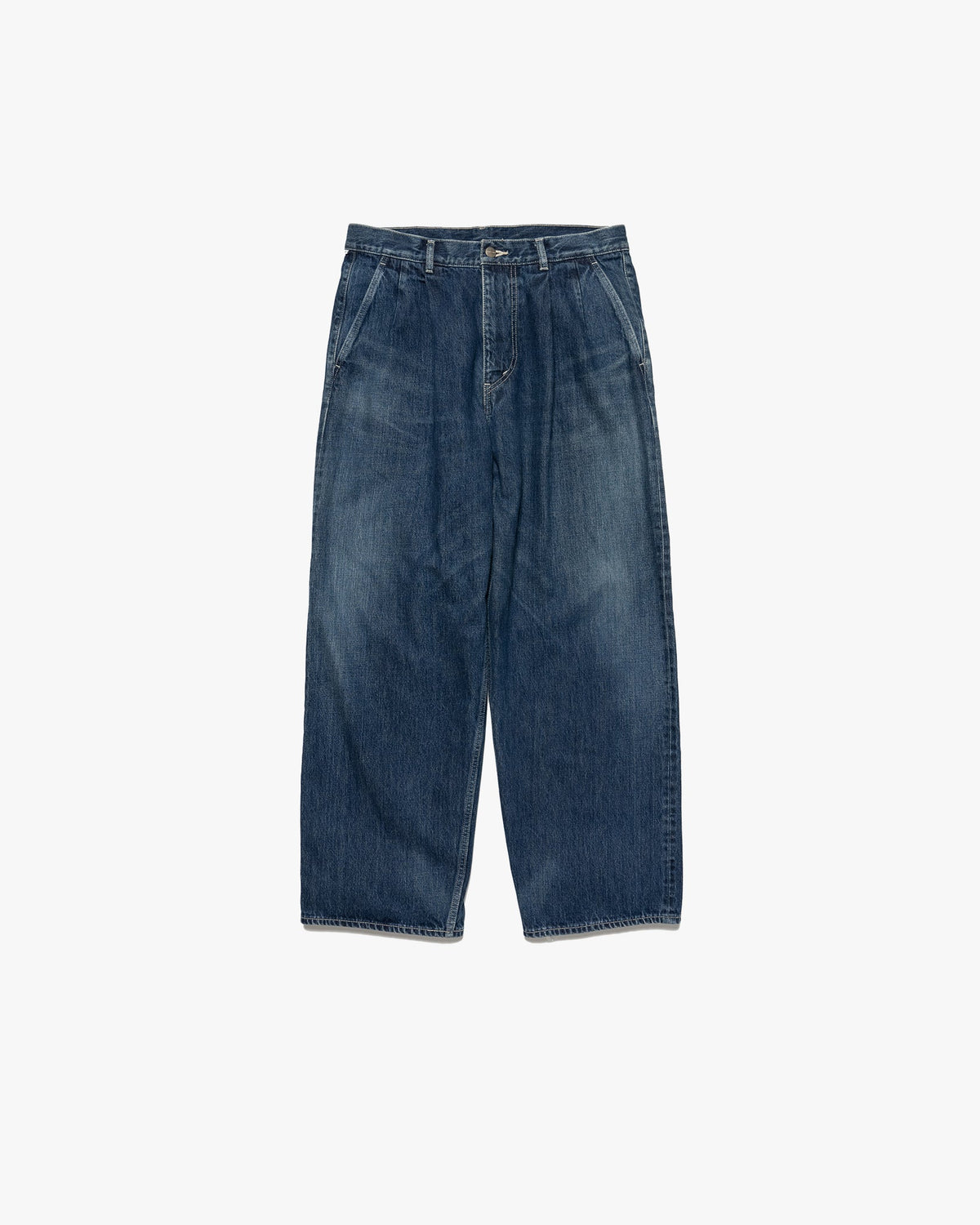 Graphpaper Selvage Denim Two Tuck Pants - DARK FADE – unexpected store
