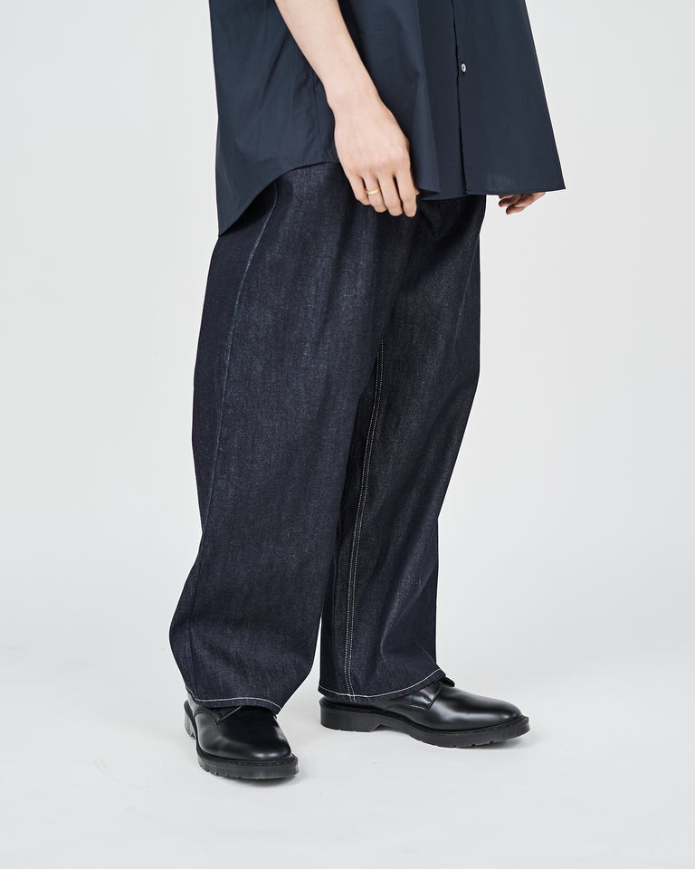 Graphpaper Selvage Denim Two Tuck Pants - RIGID