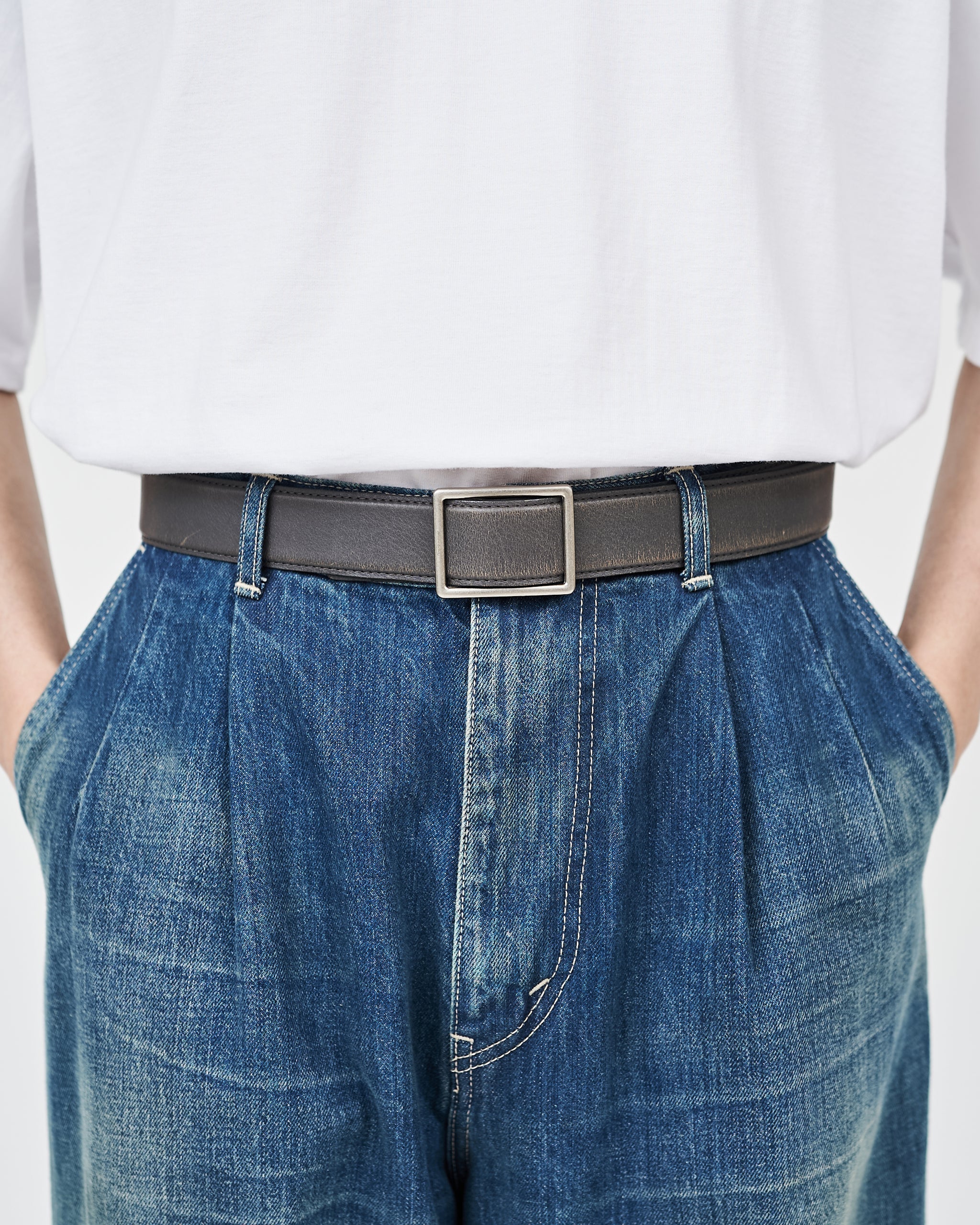 小物 Graphpape Holeless Leather Classic Belt Graphpaper Holeless Leather Classic Belt – unexpected store