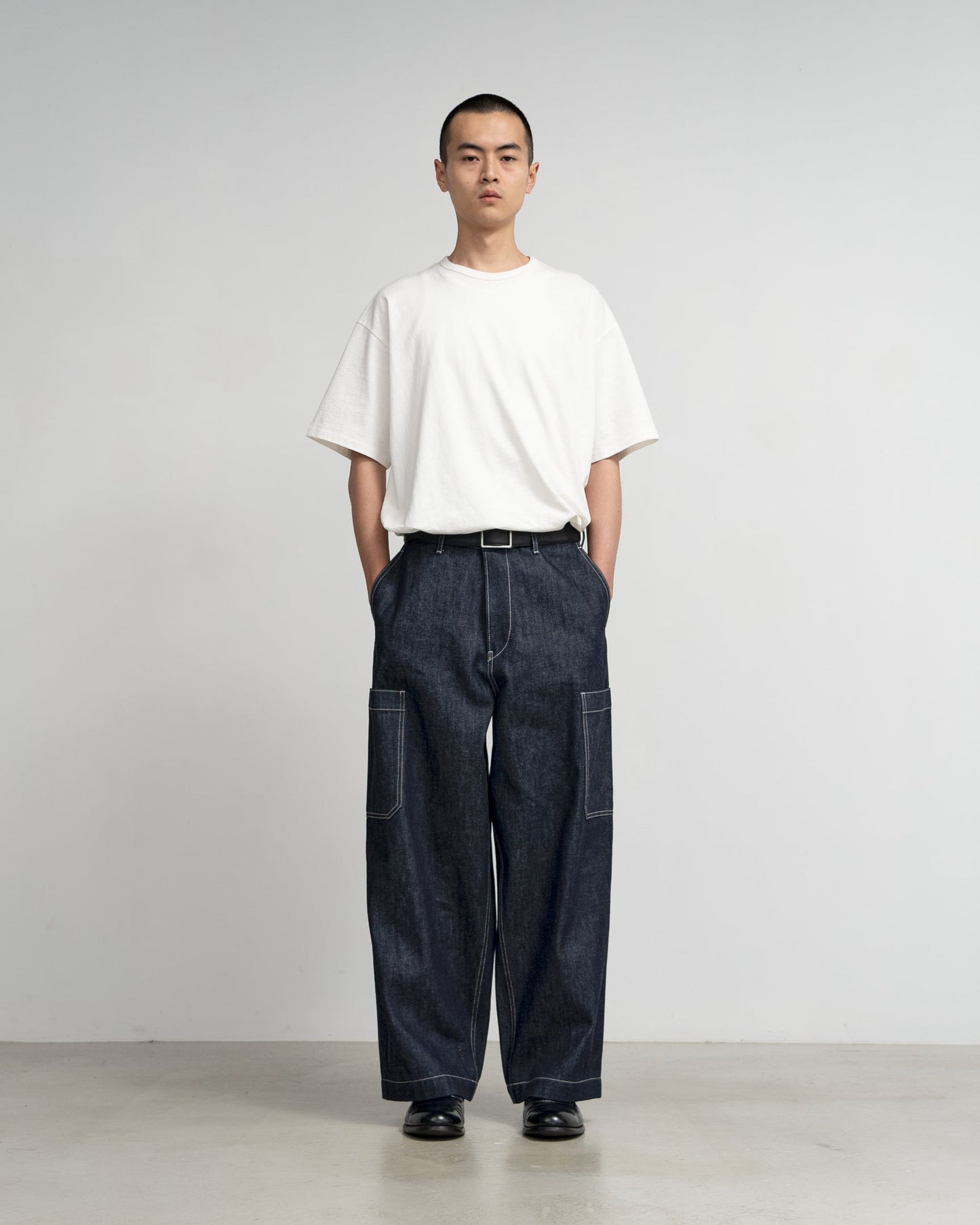 Graphpaper Selvage Denim Cargo Pants - RIGID