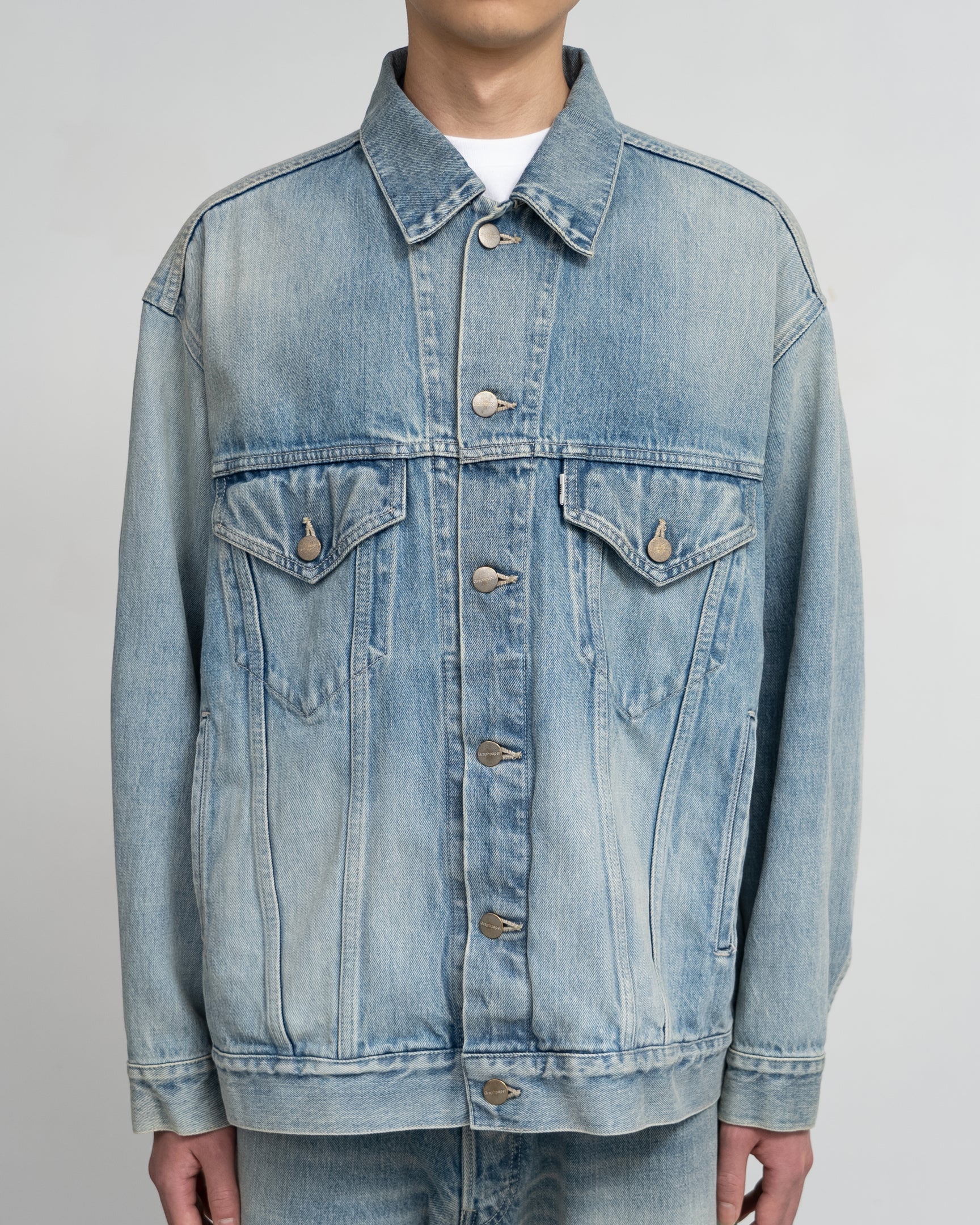Graphpaper Selvage Denim Trucker Jacket - Light Fade – unexpected store