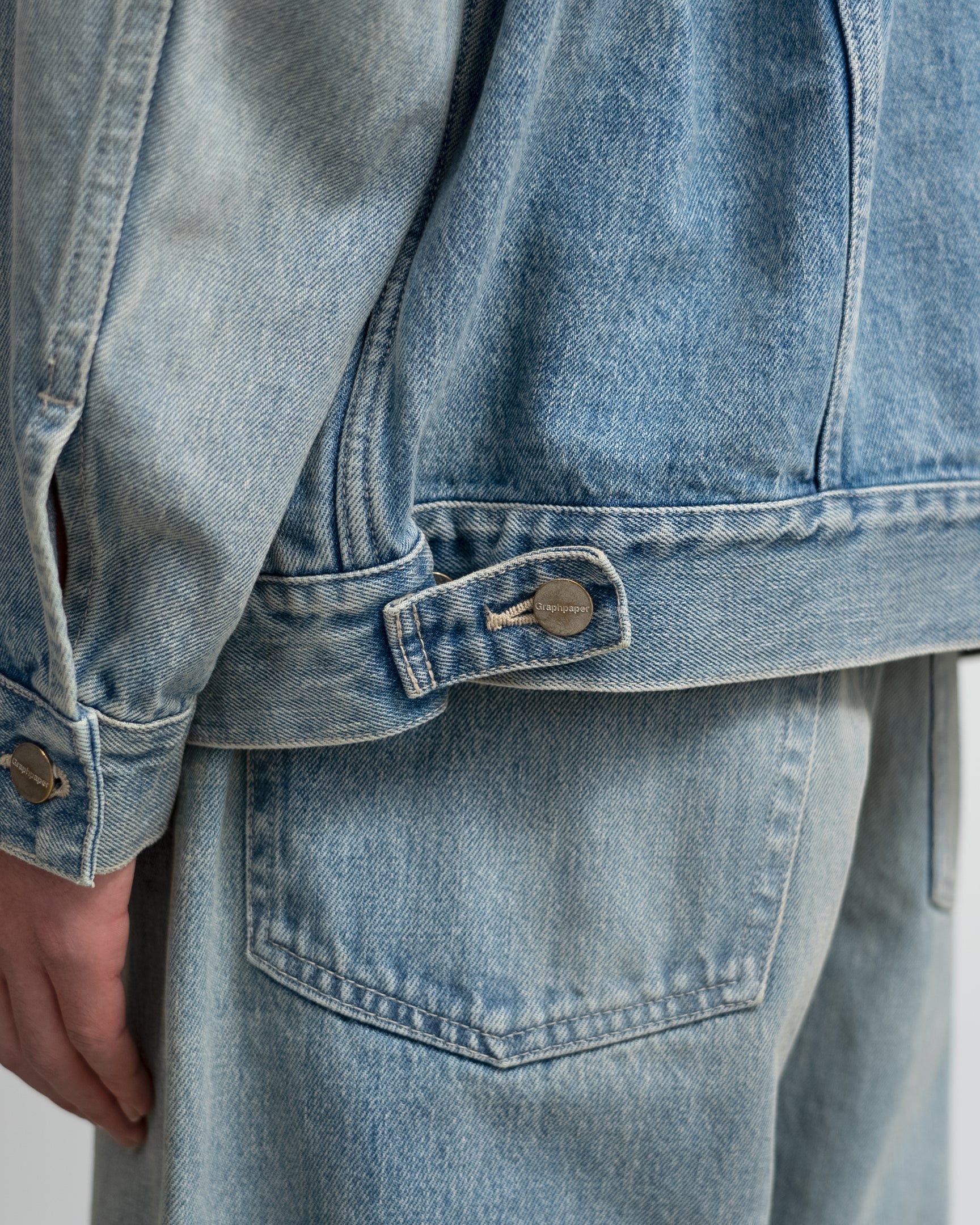 Graphpaper Selvage Denim Trucker Jacket - Light Fade – unexpected