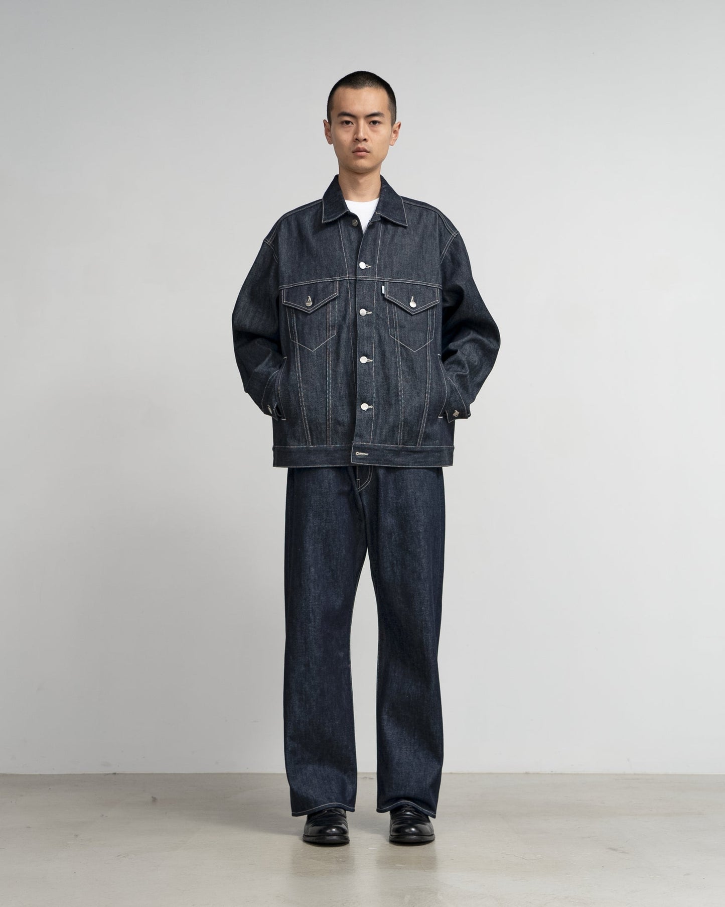 Graphpaper Selvage Denim Trucker Jacket - RIGID