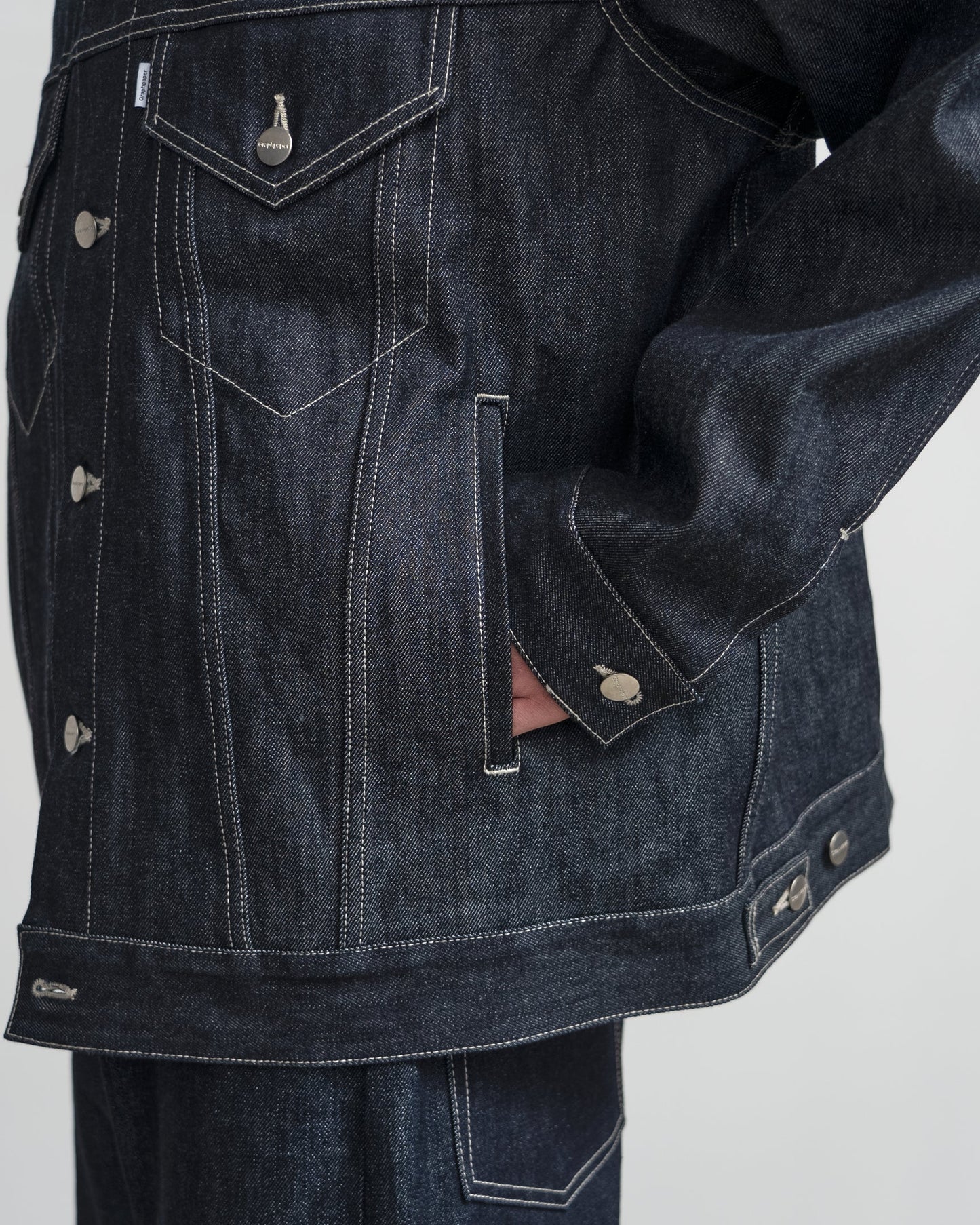 Graphpaper Selvage Denim Trucker Jacket - RIGID