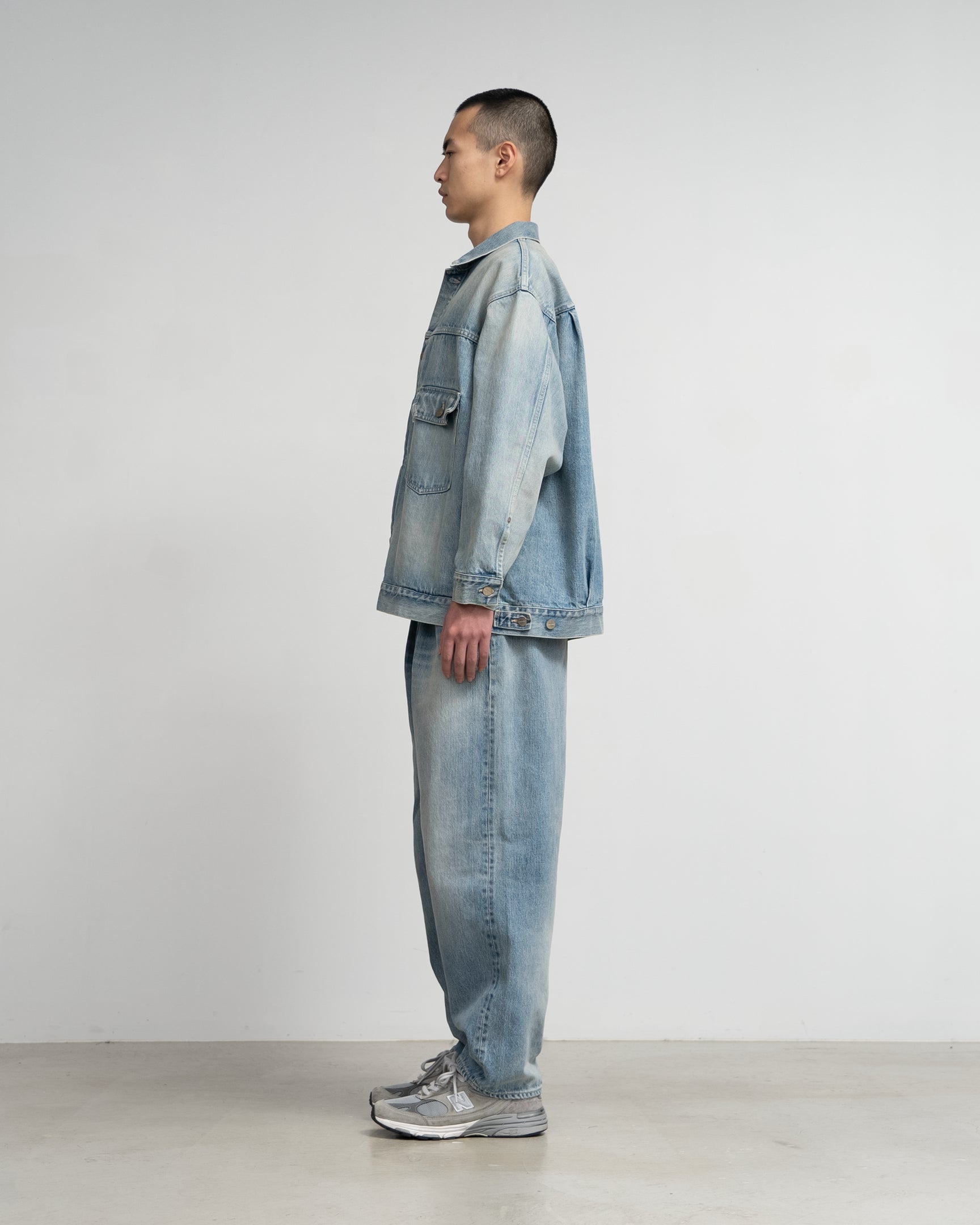 Graphpaper Selvage Denim Jacket - Light Fade