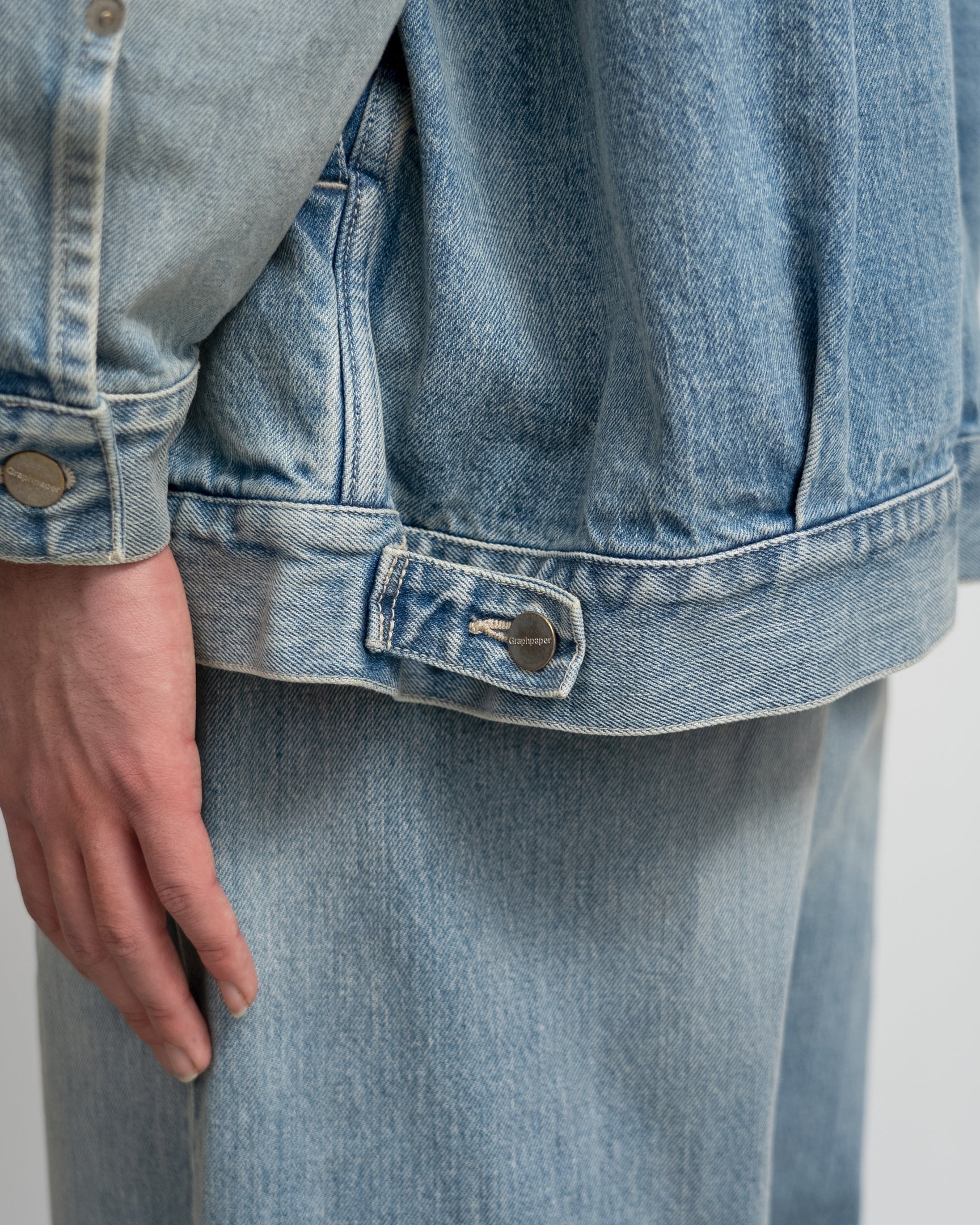 Graphpaper Selvage Denim Jacket - Light Fade