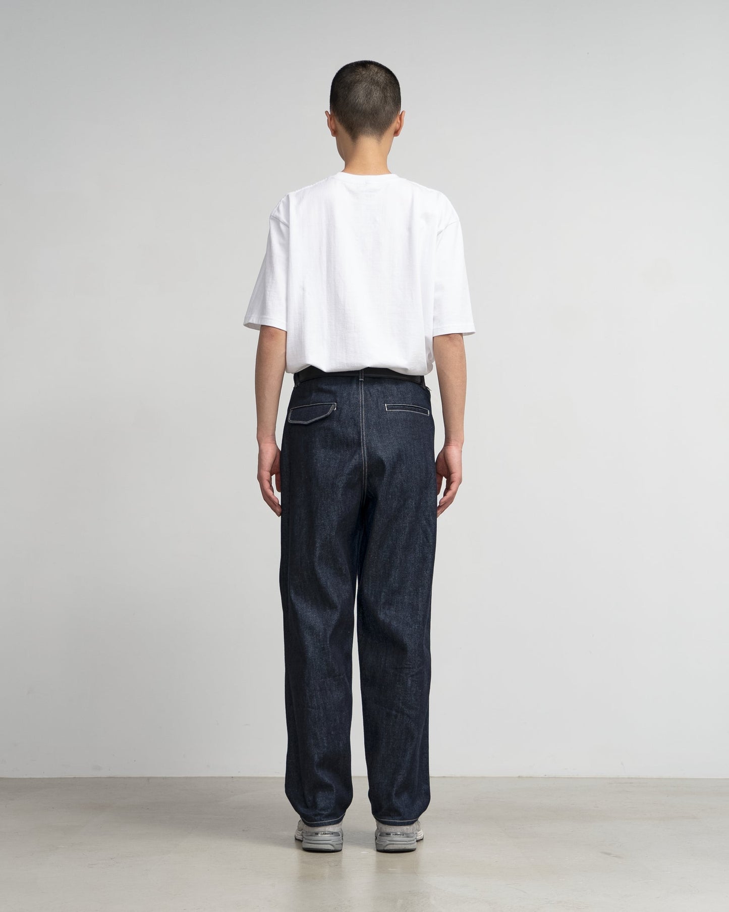 Graphpaper Selvage Denim Two Tuck Tapered Pants - RIGID