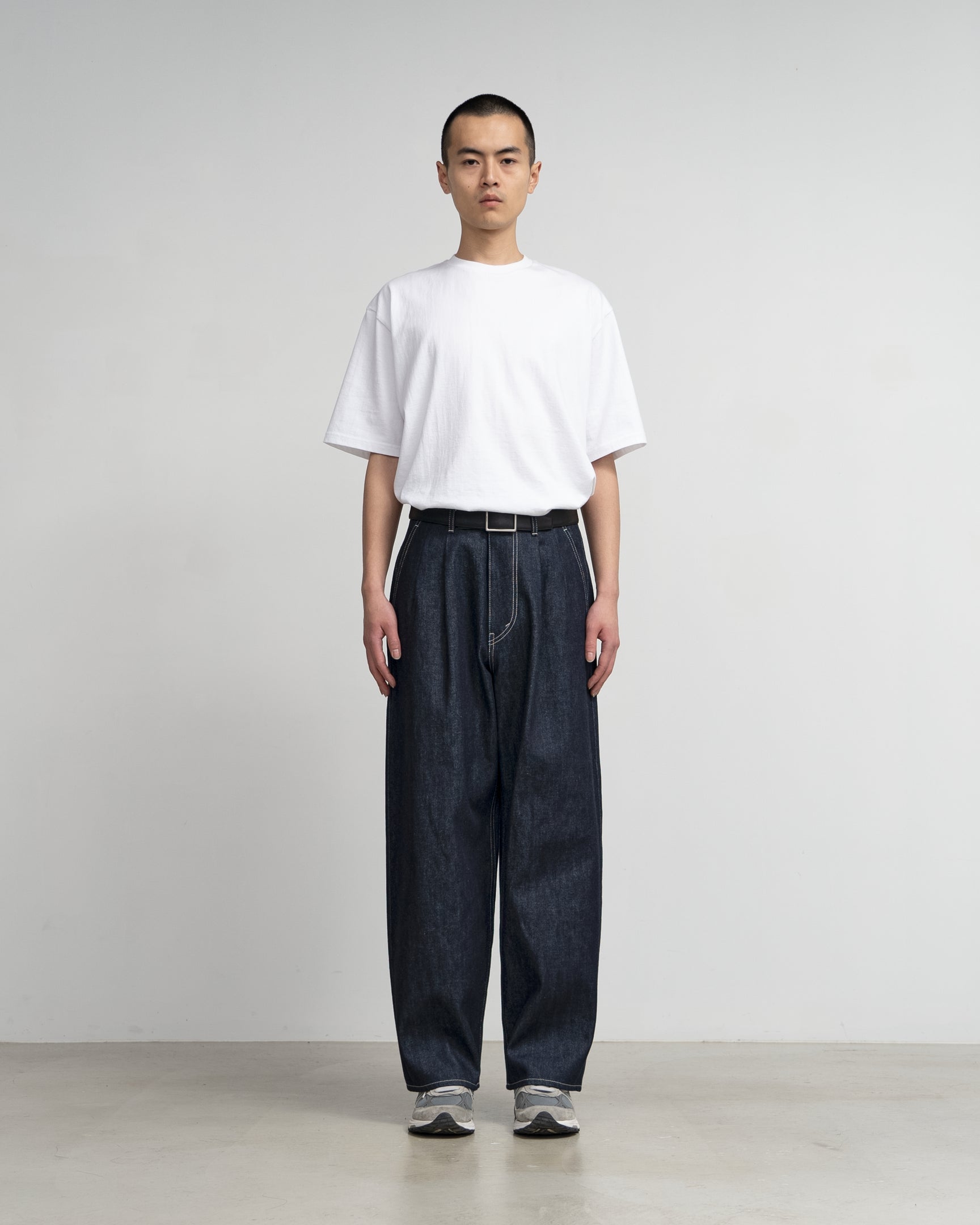 Graphpaper Selvage Denim Two Tuck Pants - RIGID