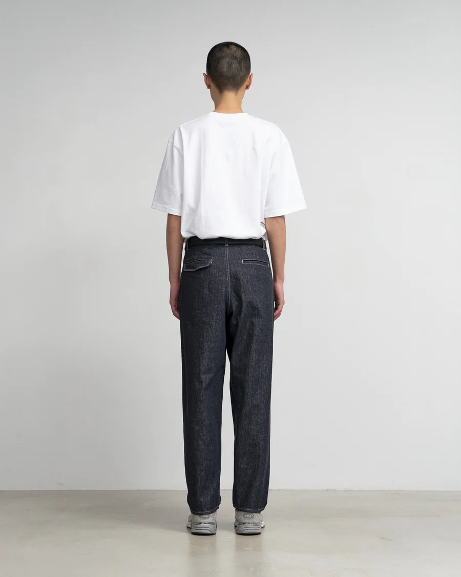 Graphpaper Colorfast Denim Two Tuck Tapered Pants