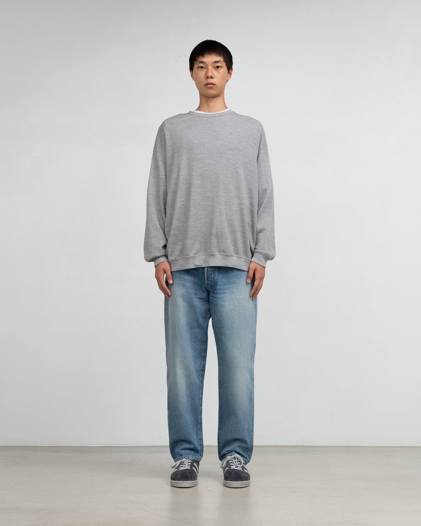 Graphpaper Selvage Denim Five Pocket Tapered Pants - LIGHT FADE