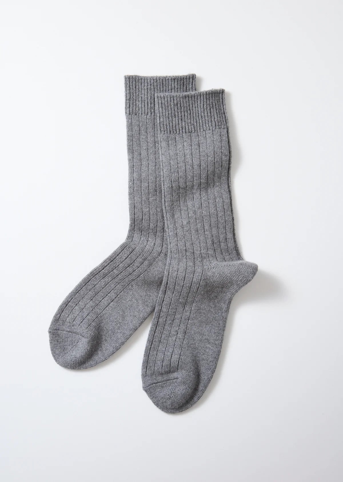 RoToTo COTTON WOOL RIBBED CREW SOCKS