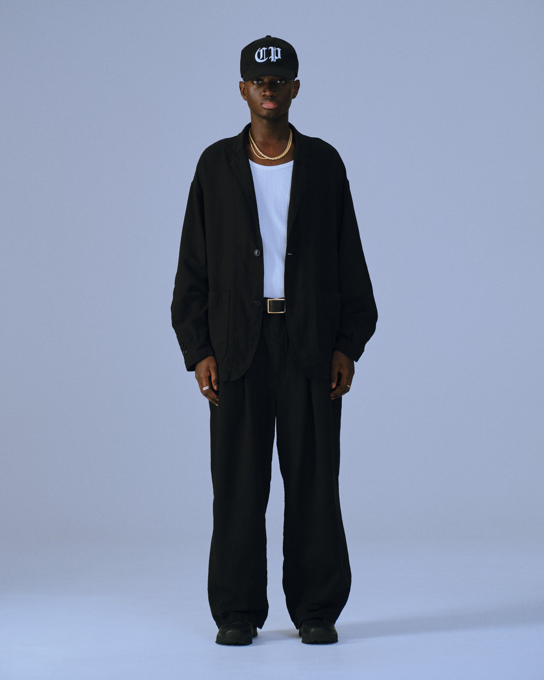COOTIE PRODUCTIONS GARMENT DYED DOUBLE CLOTH 2 TUCK WIDE EASY TROUSERS