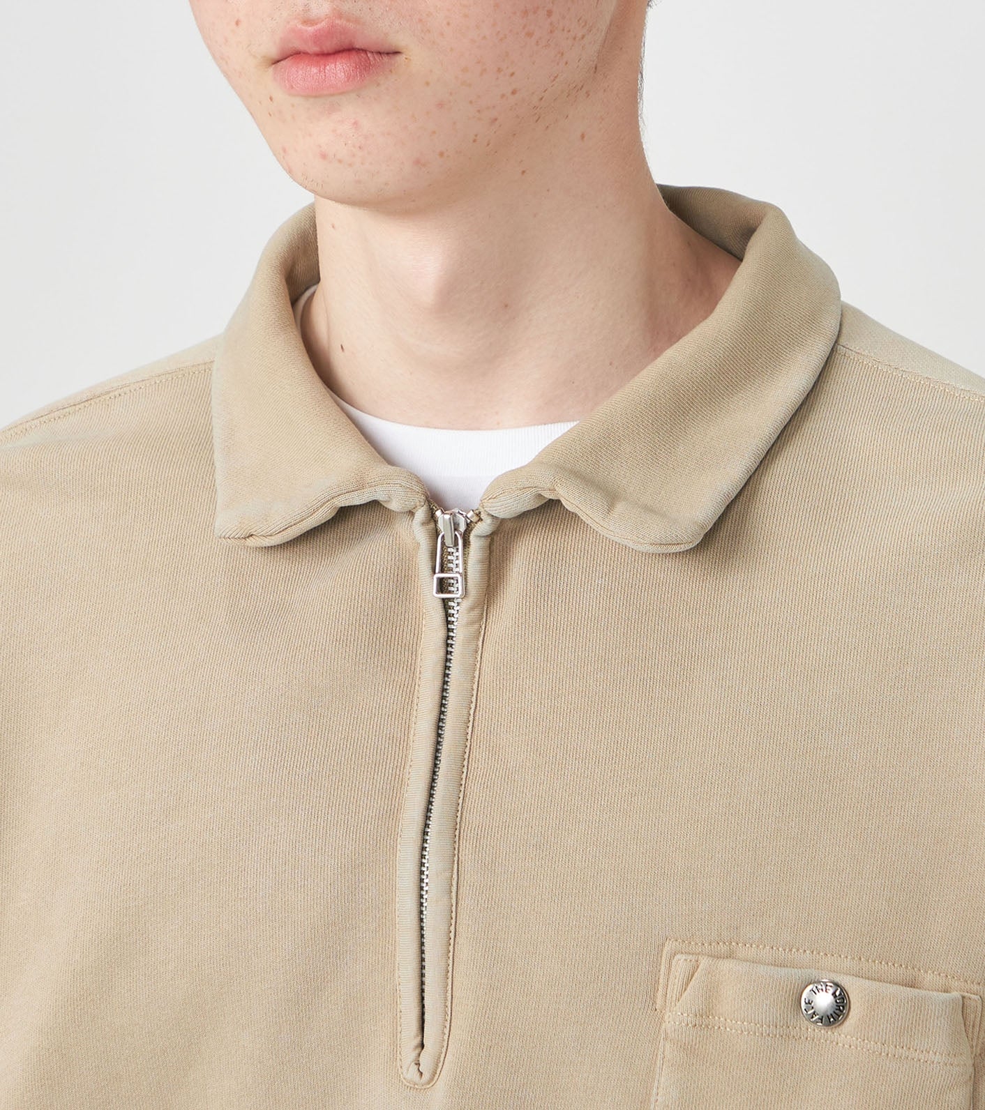 Purple Label Garment Dyed Field Half Zip Sweatshirts