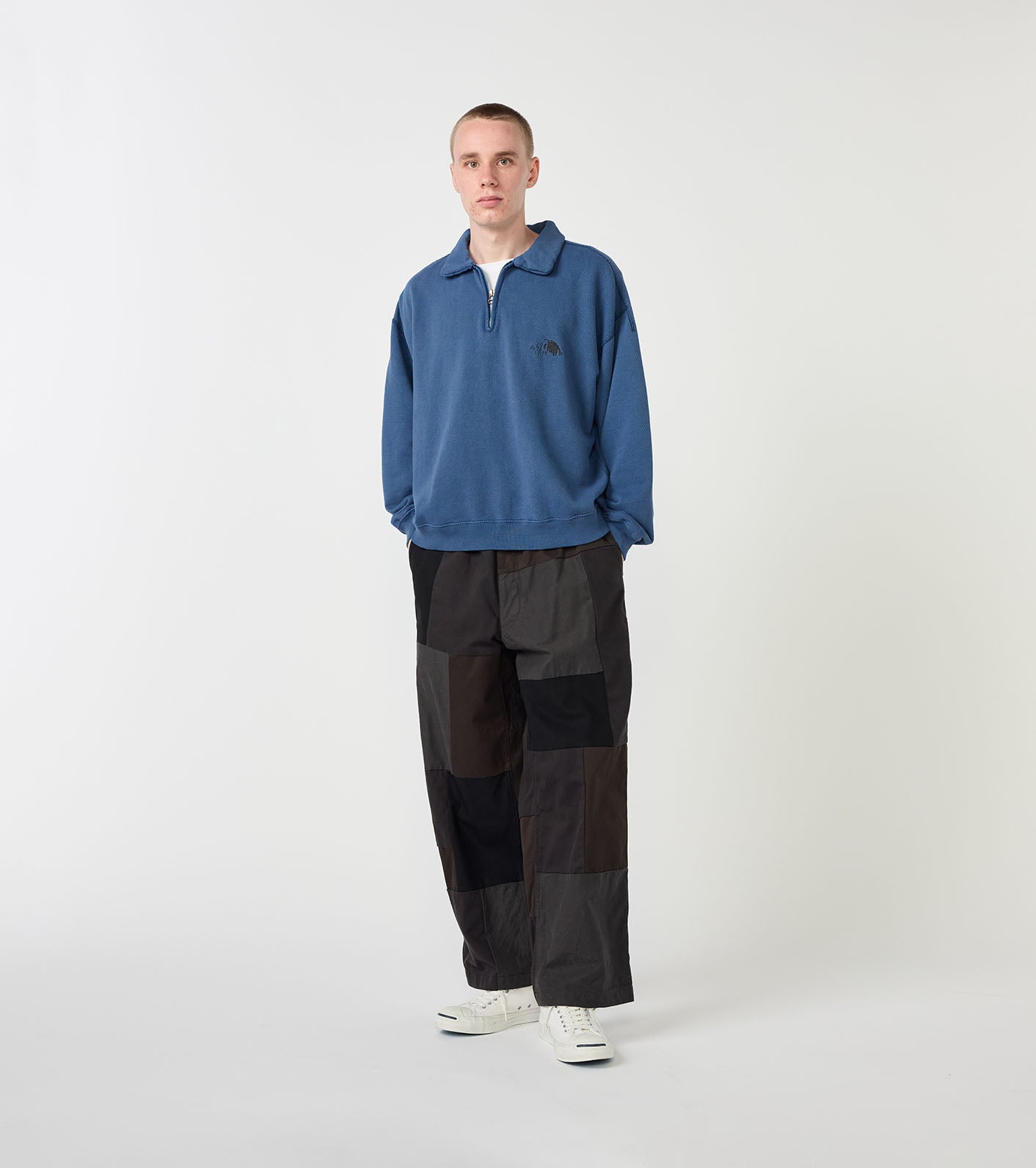THE NORTH FACE PURPLE LABEL Garment Dyed Field Half Zip