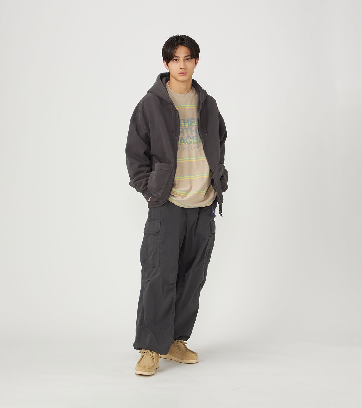 Purple Label Garment Dyed Field Zip Up Hoodie