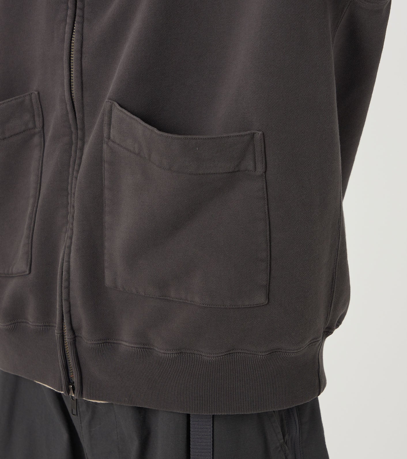 Purple Label Garment Dyed Field Zip Up Hoodie