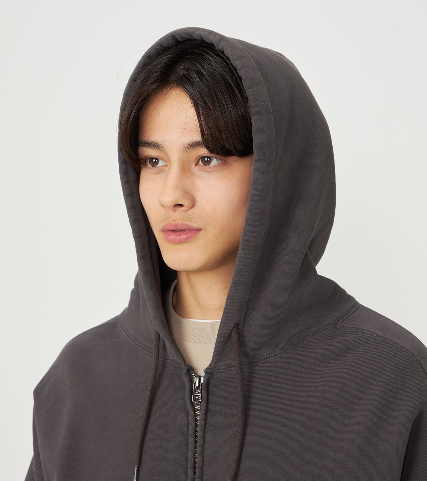Purple Label Garment Dyed Field Zip Up Hoodie