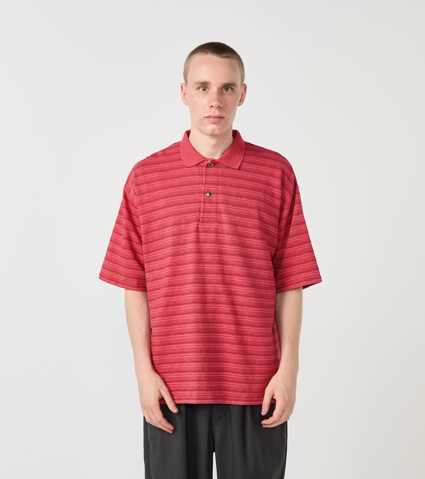 THE NORTH FACE PURPLE LABEL Garment Dyed Jacquard Field Polo