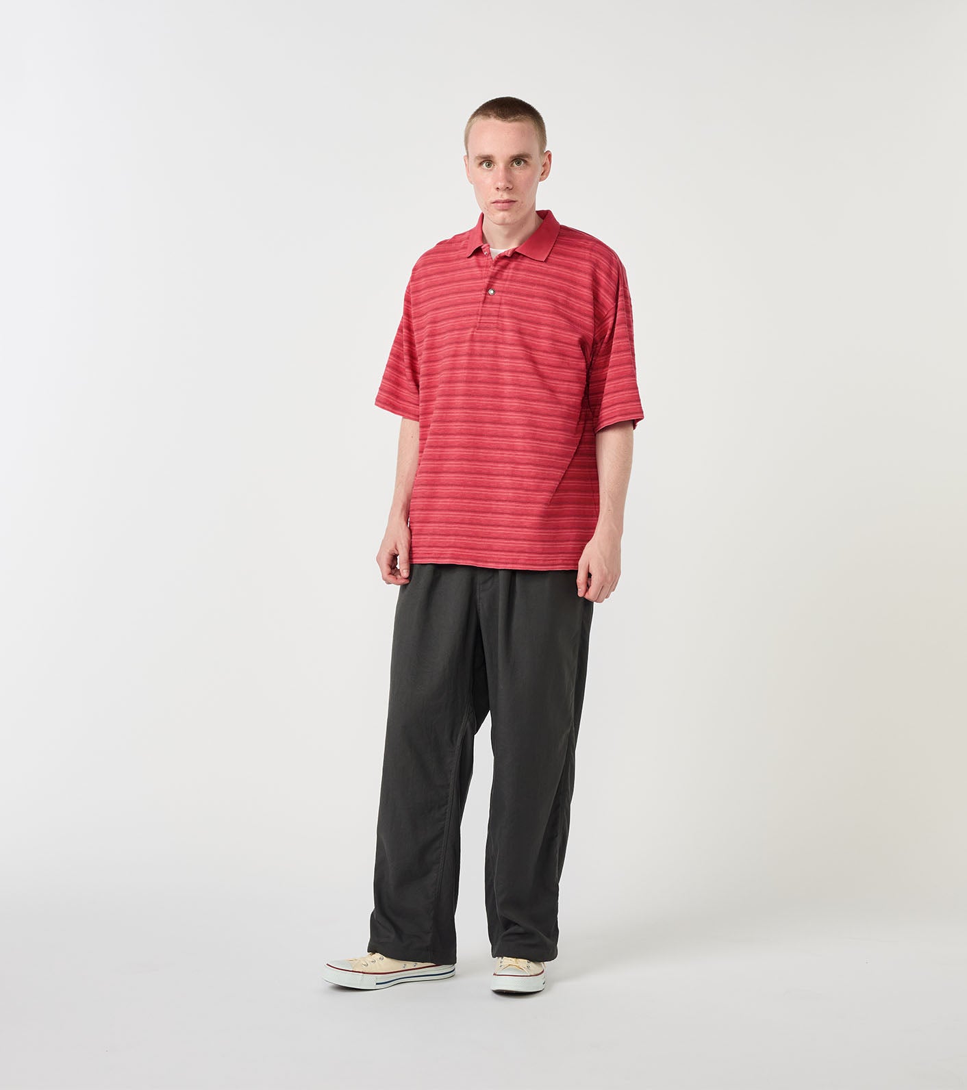 THE NORTH FACE PURPLE LABEL Garment Dyed Jacquard Field Polo