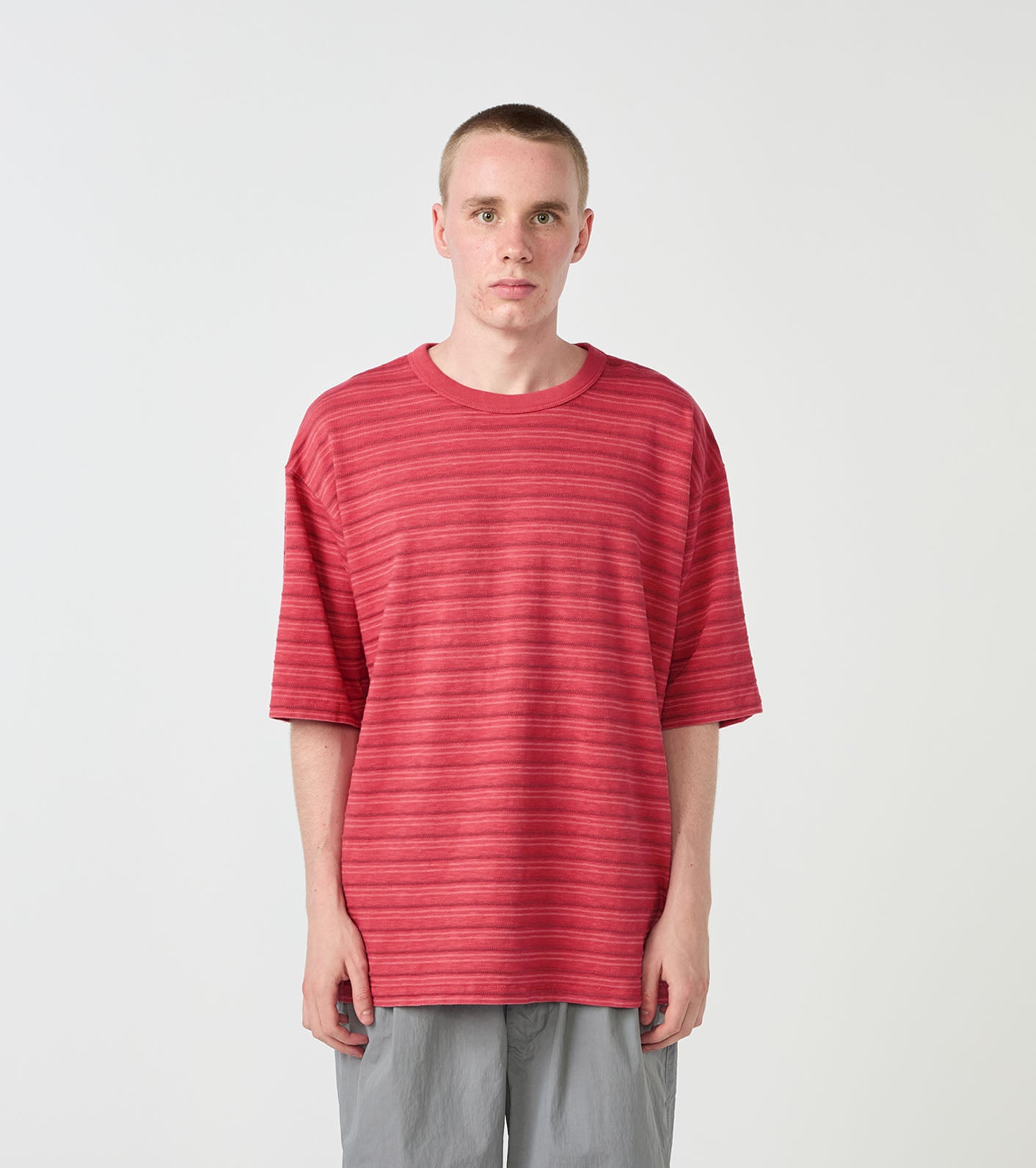 THE NORTH FACE PURPLE LABEL Garment Dyed Jacquard Field Tee