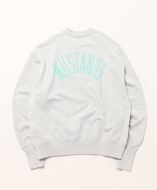 Unlikely Simple Sweat Crew MUSTANGS