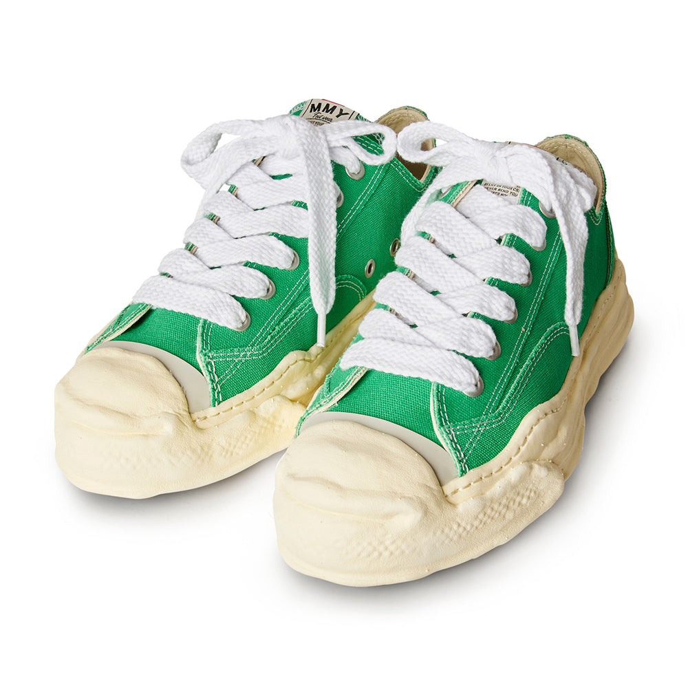 Maison MIHARA YASUHIRO HANK Low Vintage Original Sole Canvas Lowtop Sneaker GREEN