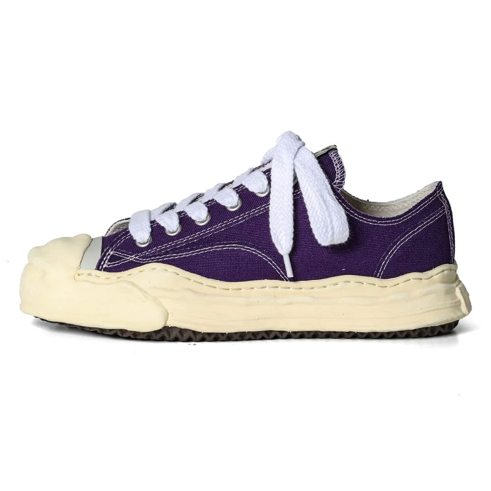 Maison MIHARA YASUHIRO HANK Low Vintage Original Sole Canvas Lowtop Sneaker PURPLE