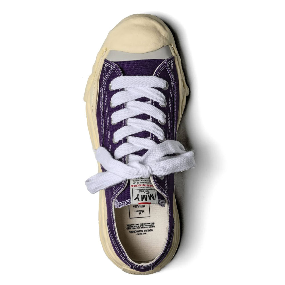 Maison MIHARA YASUHIRO HANK Low Vintage Original Sole Canvas Lowtop Sneaker PURPLE