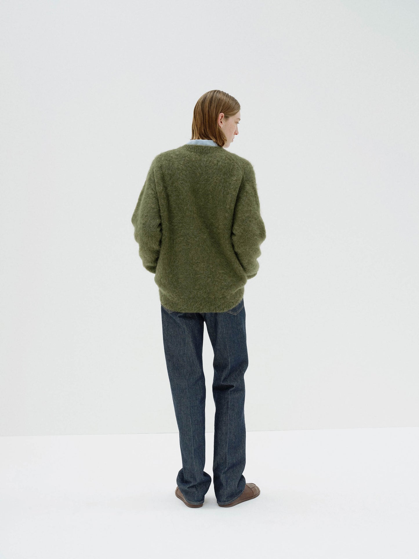 AURALEE HARD TWIST DENIM 5P PANTS