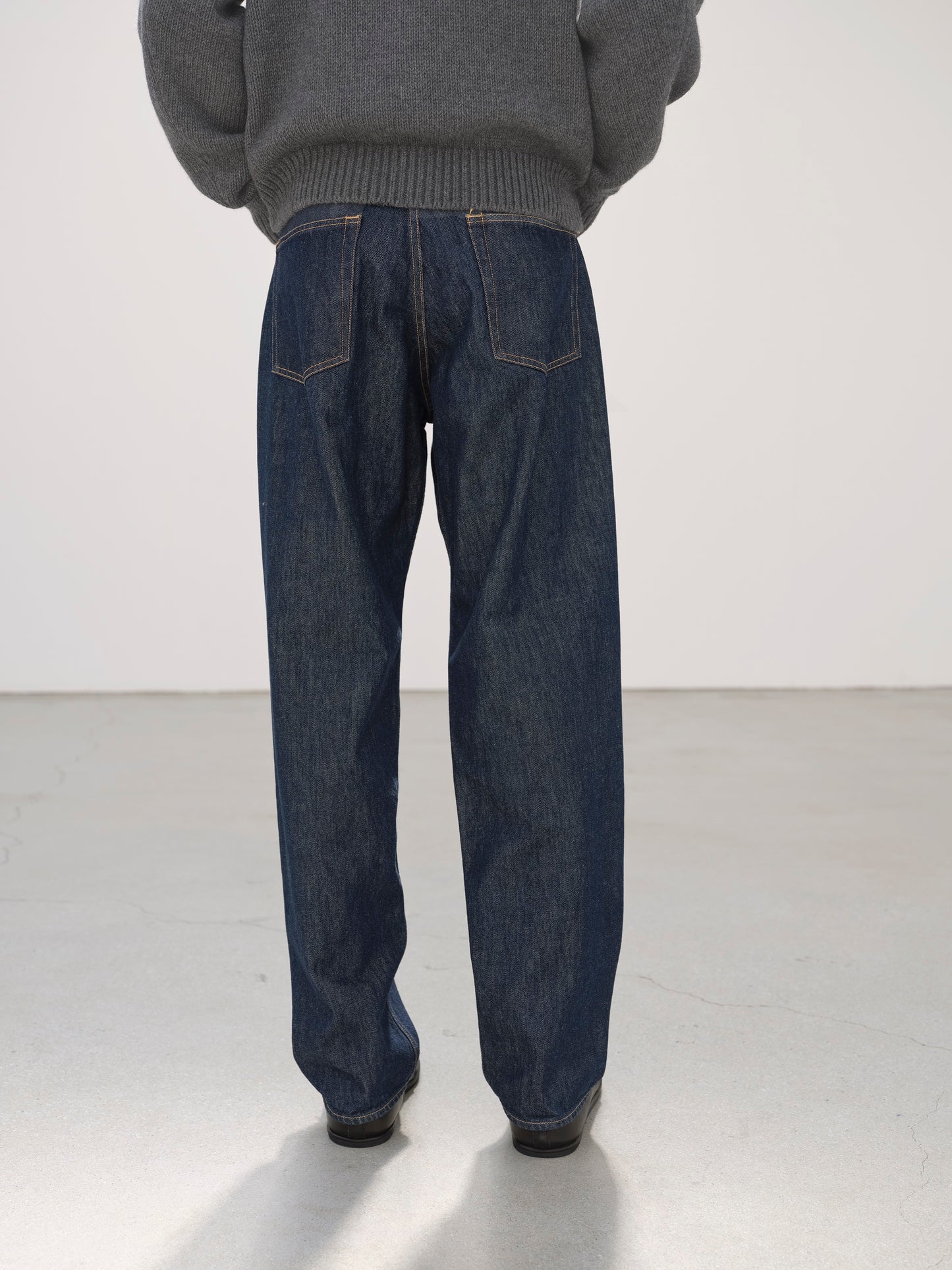 AURALEE HARD TWIST DENIM WIDE PANTS