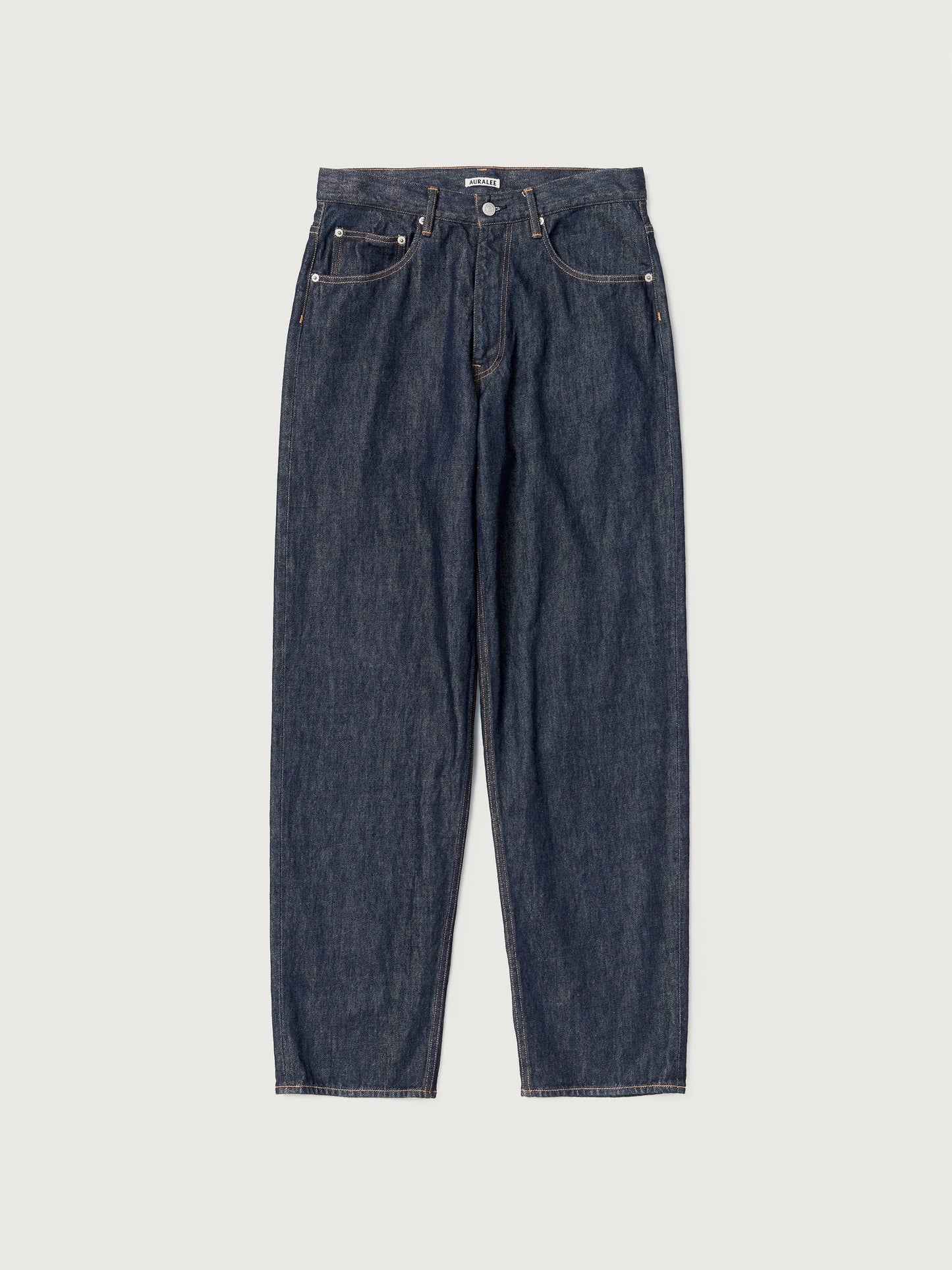 AURALEE HARD TWIST DENIM WIDE PANTS