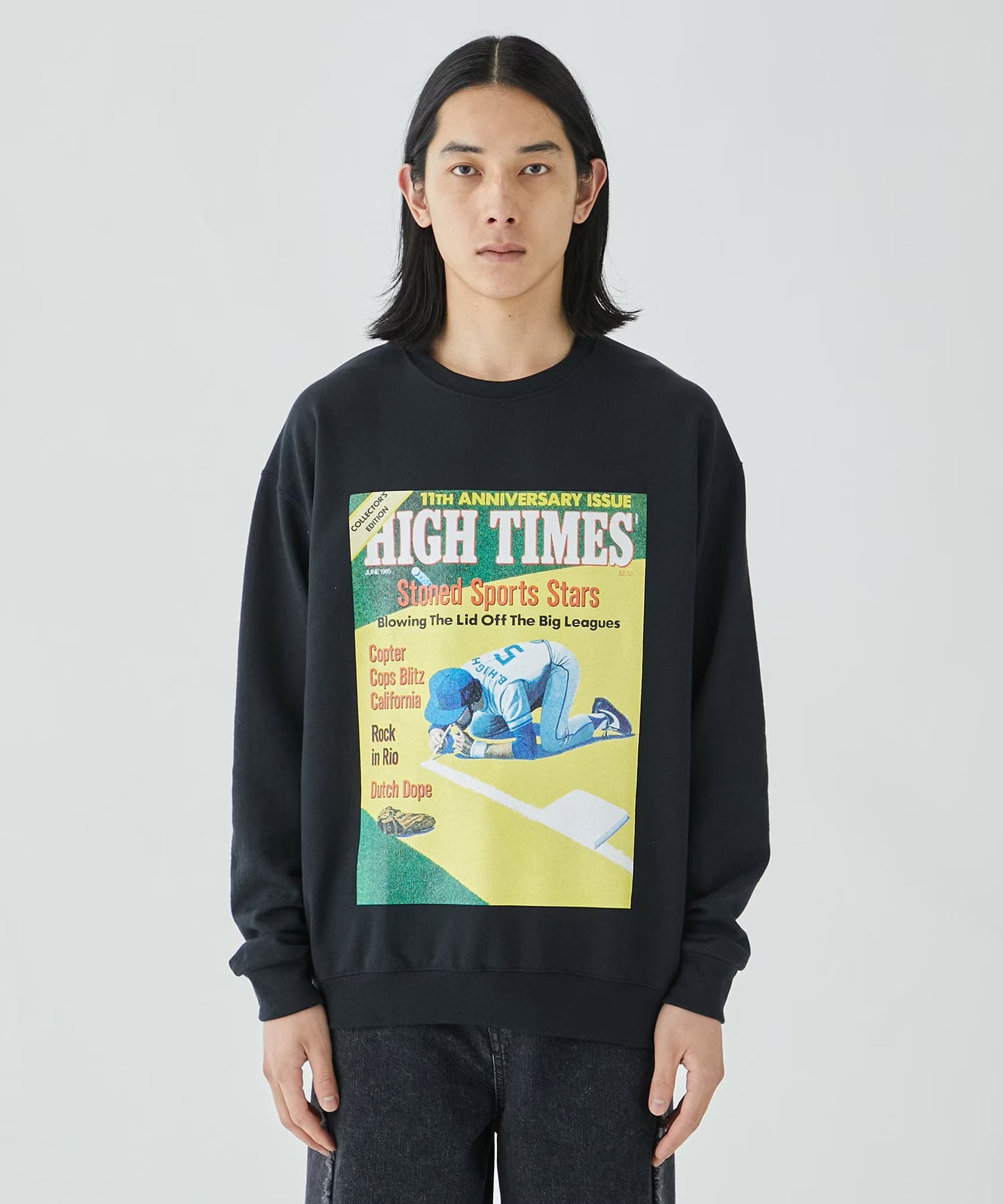 WACKO MARIA HIGHTIMES CREW NECK SWEAT SHIRT TYPE-2