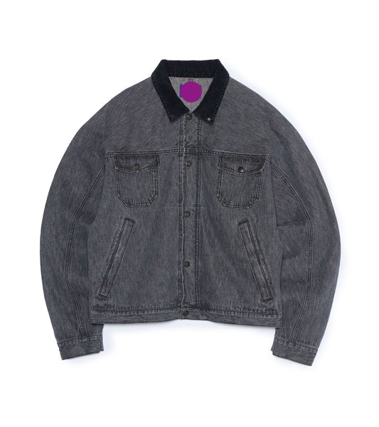 Purple Label Linen Cotton Denim Field Jacket