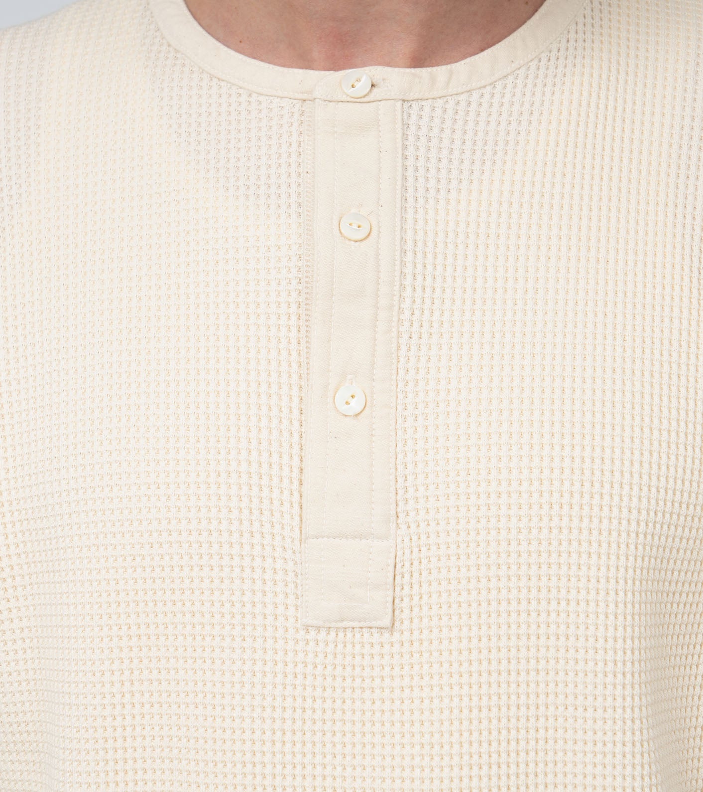 nanamica Henry Neck Thermal Sweat Tee