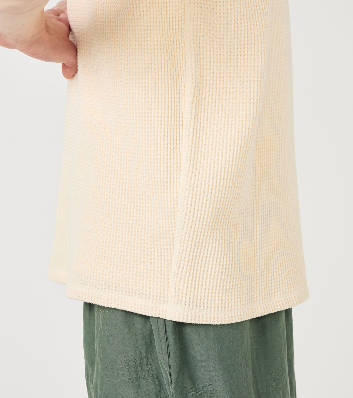 nanamica Henry Neck Thermal Sweat Tee