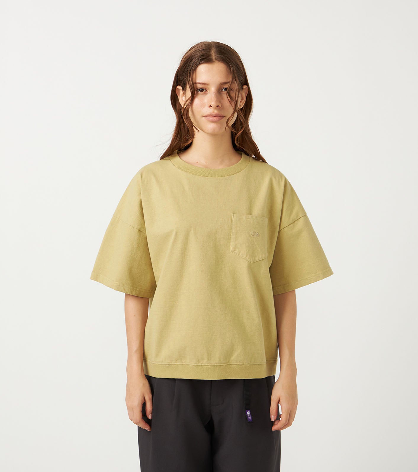 THE NORTH FACE PURPLE LABEL High Bulky Pocket Tee