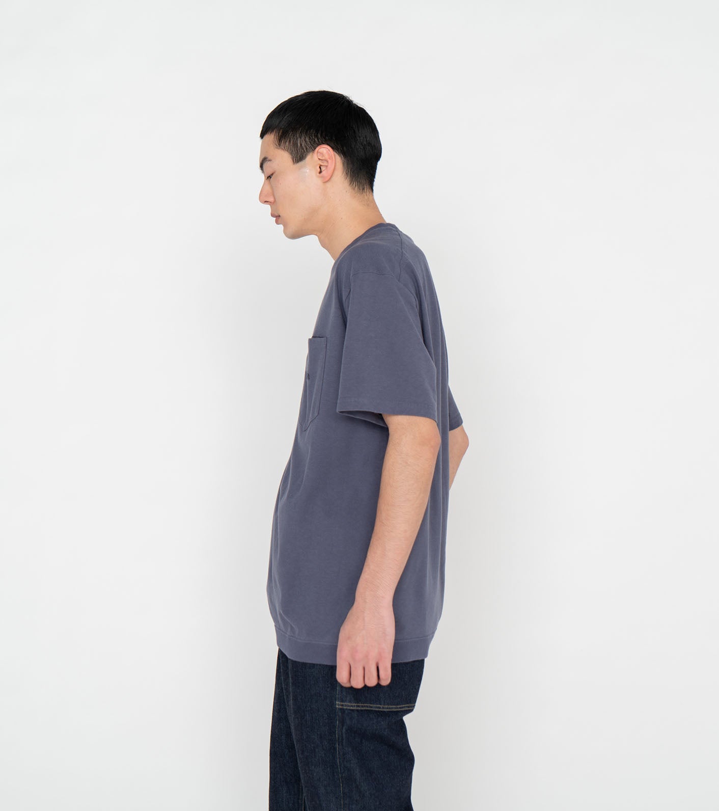 THE NORTH FACE PURPLE LABEL High Bulky HS Pocket Tee 2023FW