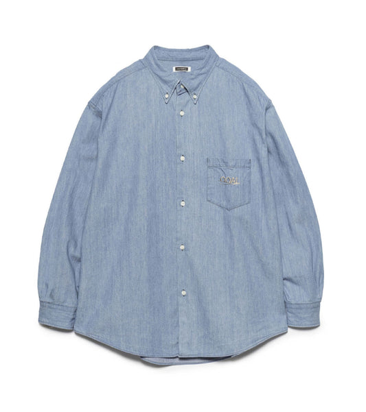 nanamica OOAL Button Down Denim Shirt