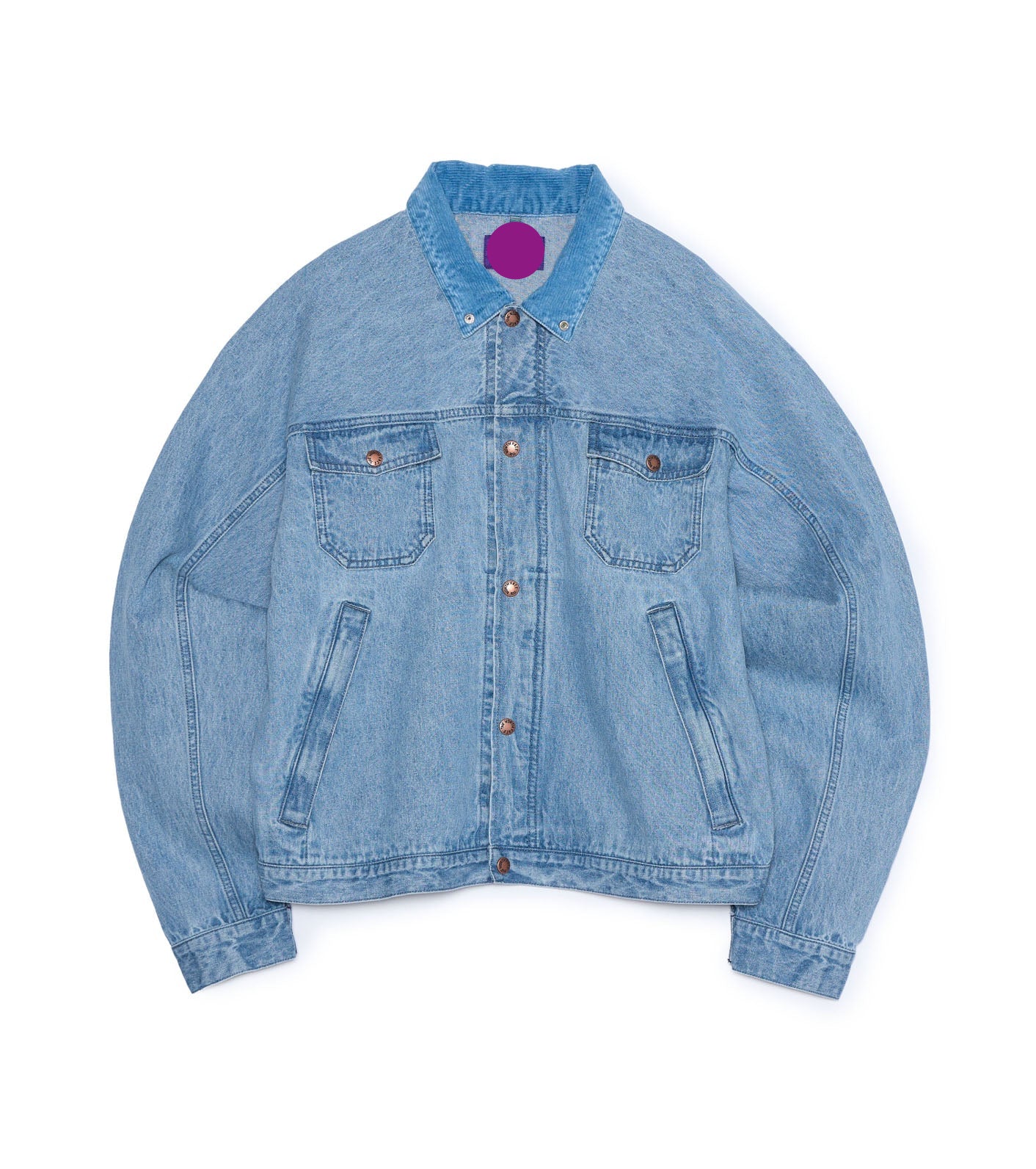 Purple Label Linen Cotton Denim Field Jacket