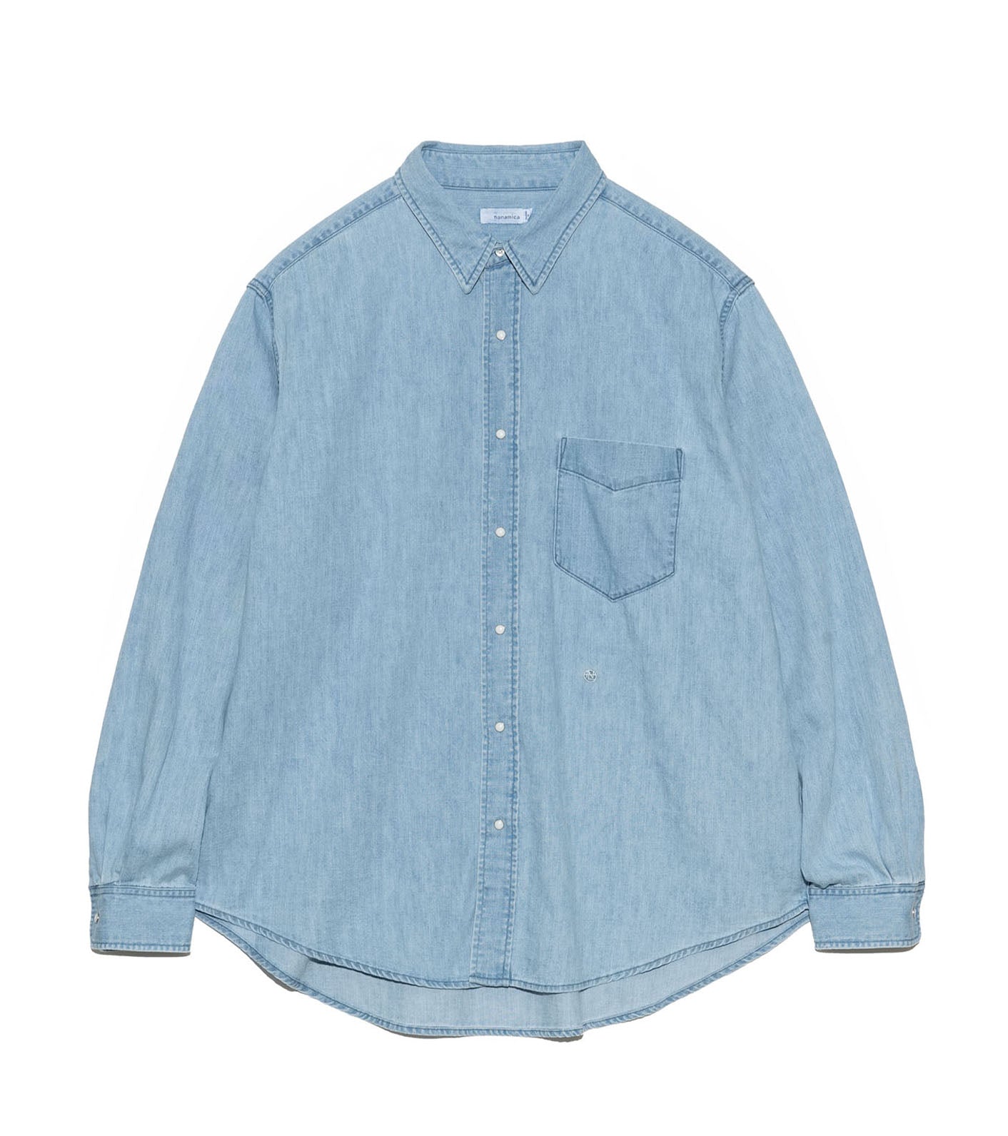 nanamica Regular Collar Light Denim Shirts