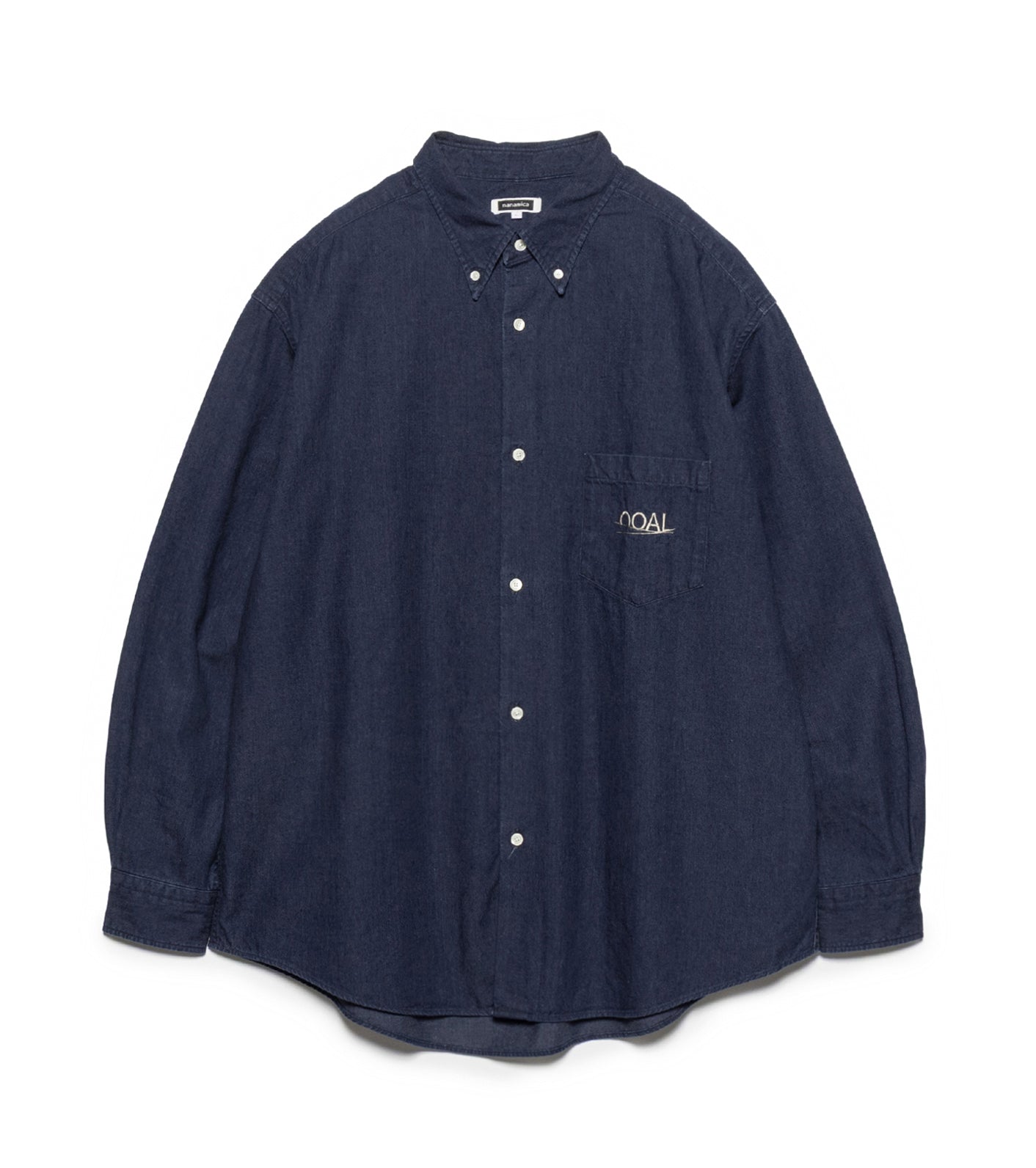 nanamica OOAL Button Down Denim Shirt