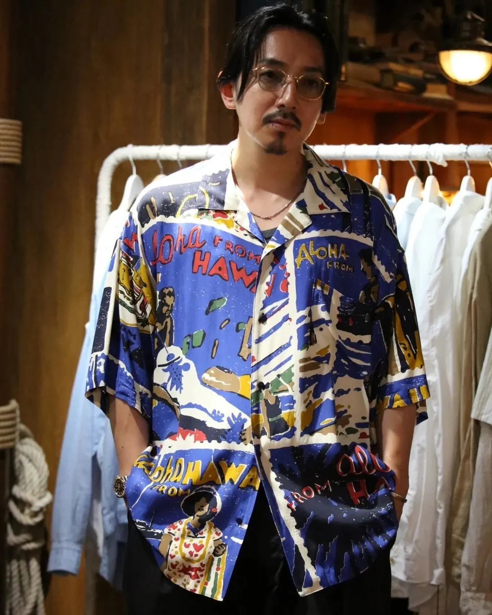 Porter Classic HAWAIIAN OUTDOOR ALOHA SHIRT