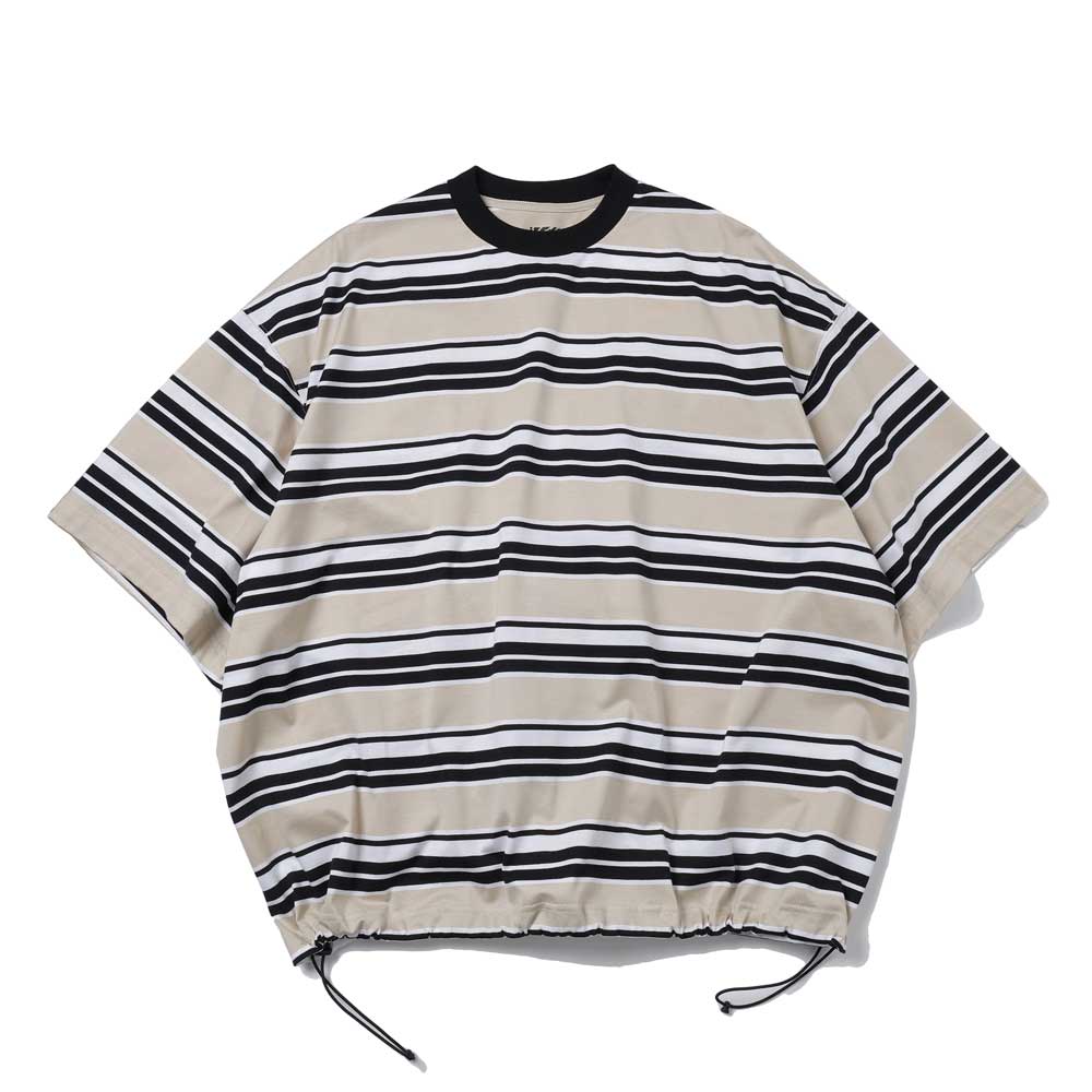 is-ness BALLOON BORDER T-SHIRT